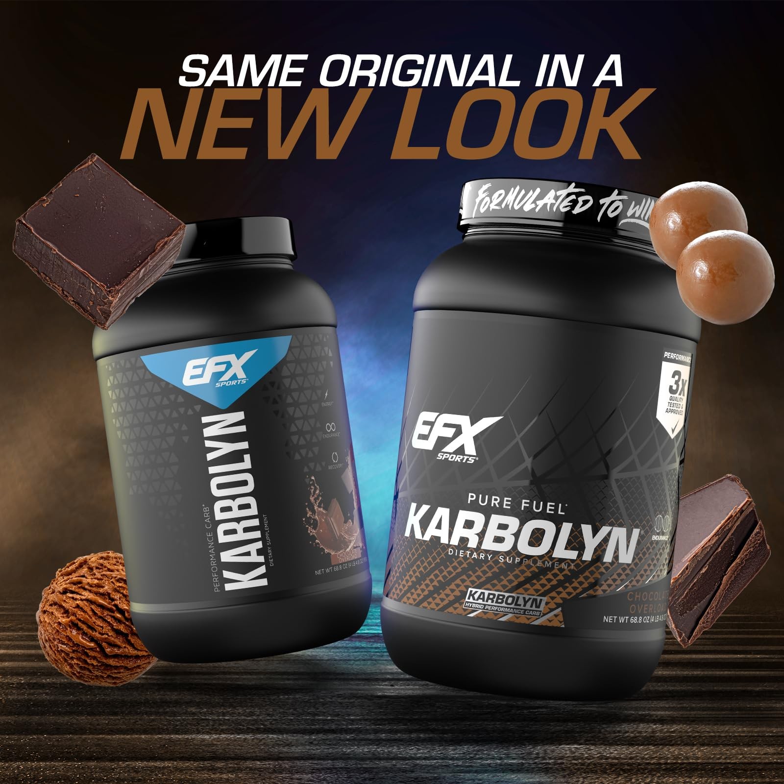 EFX Sports Karbolyn Fuel | FastAbsorbing Carbohydrate Powder | Carb Load, Sus…