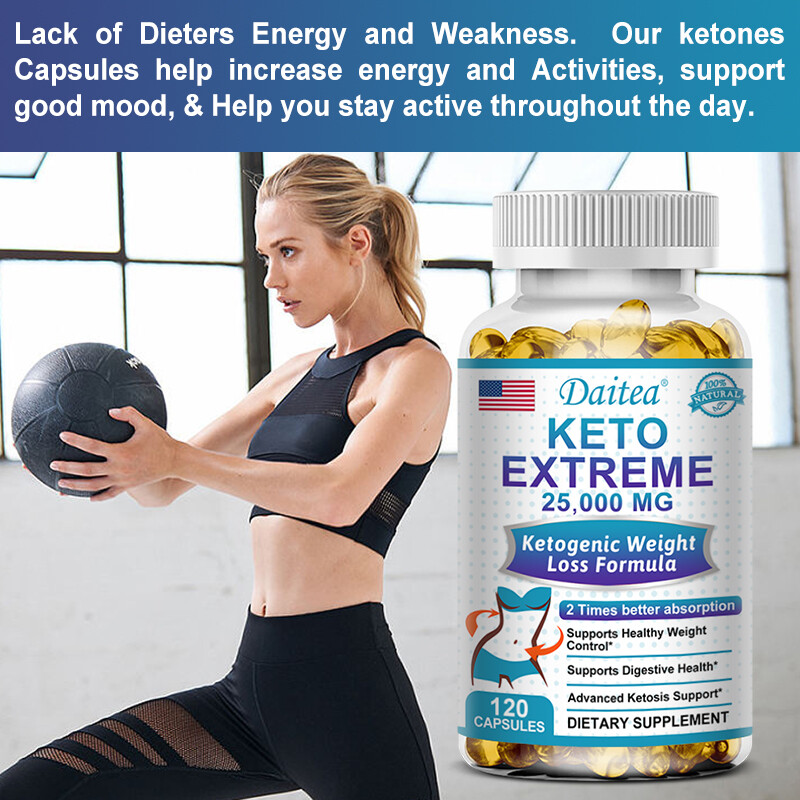 KETO BHB CAPSULES 25000MG FOR ADVANCED WEIGHT LOSS NEW