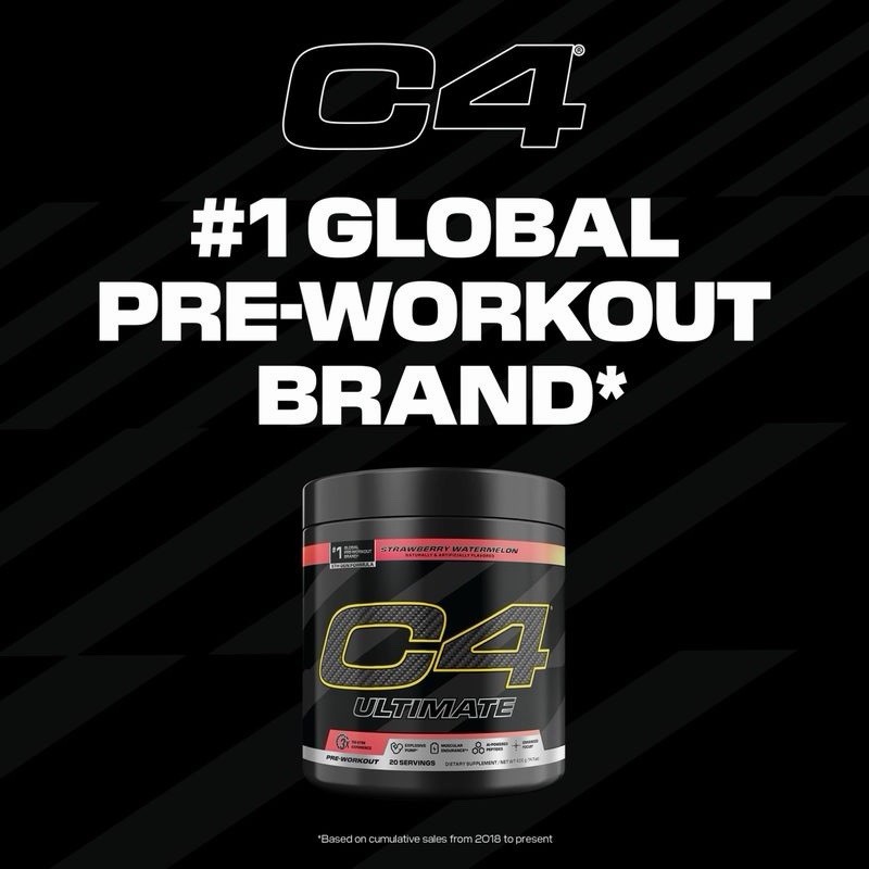Cellucor C4 Ultimate Extreme Pre-Workout Energy Supplement Strawberry Watermelon