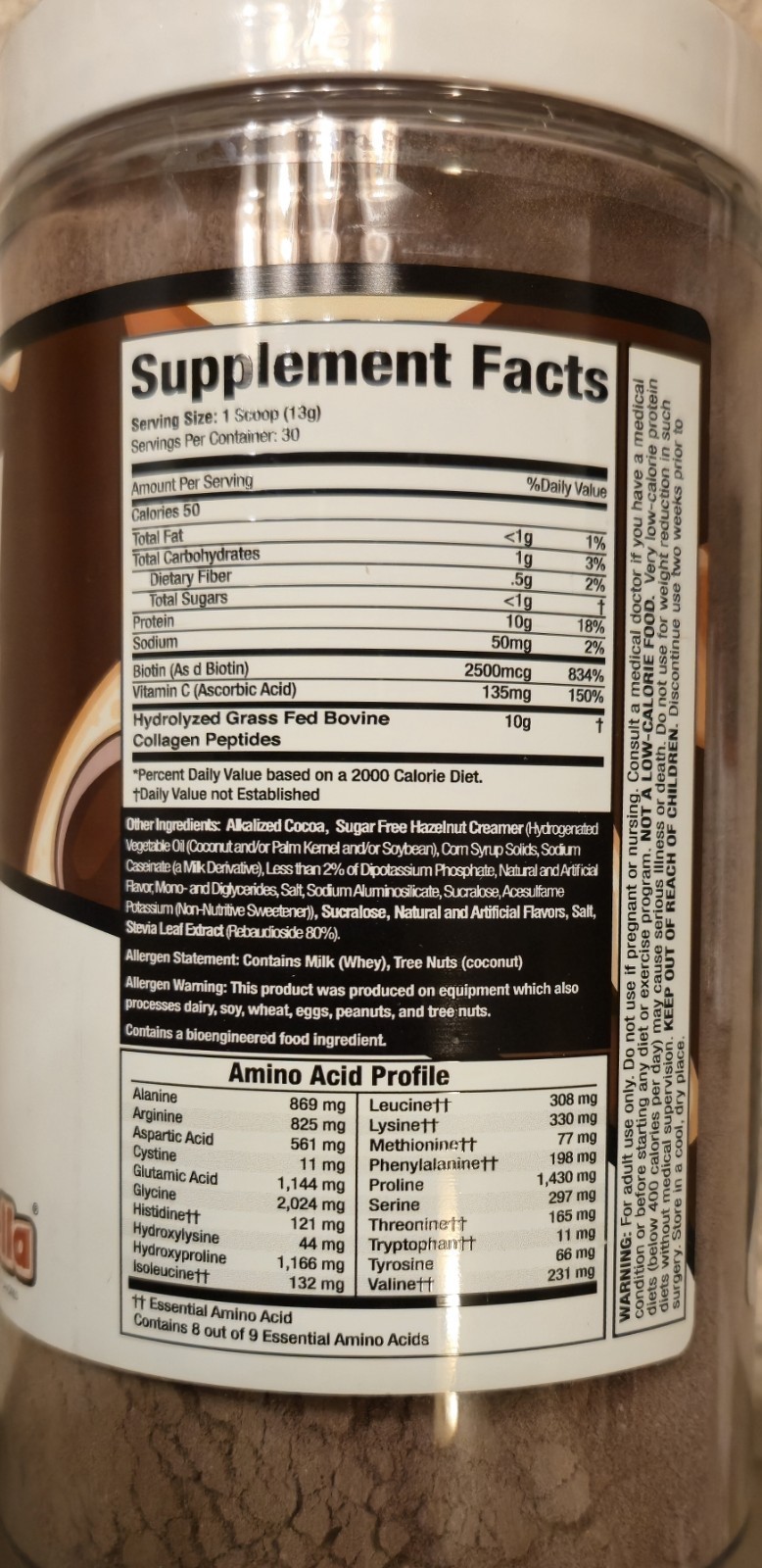 MuscleSport COLLAGEN PEPTIDES Revolution 14 oz (30 Serv) Protella BEST BY 10/26