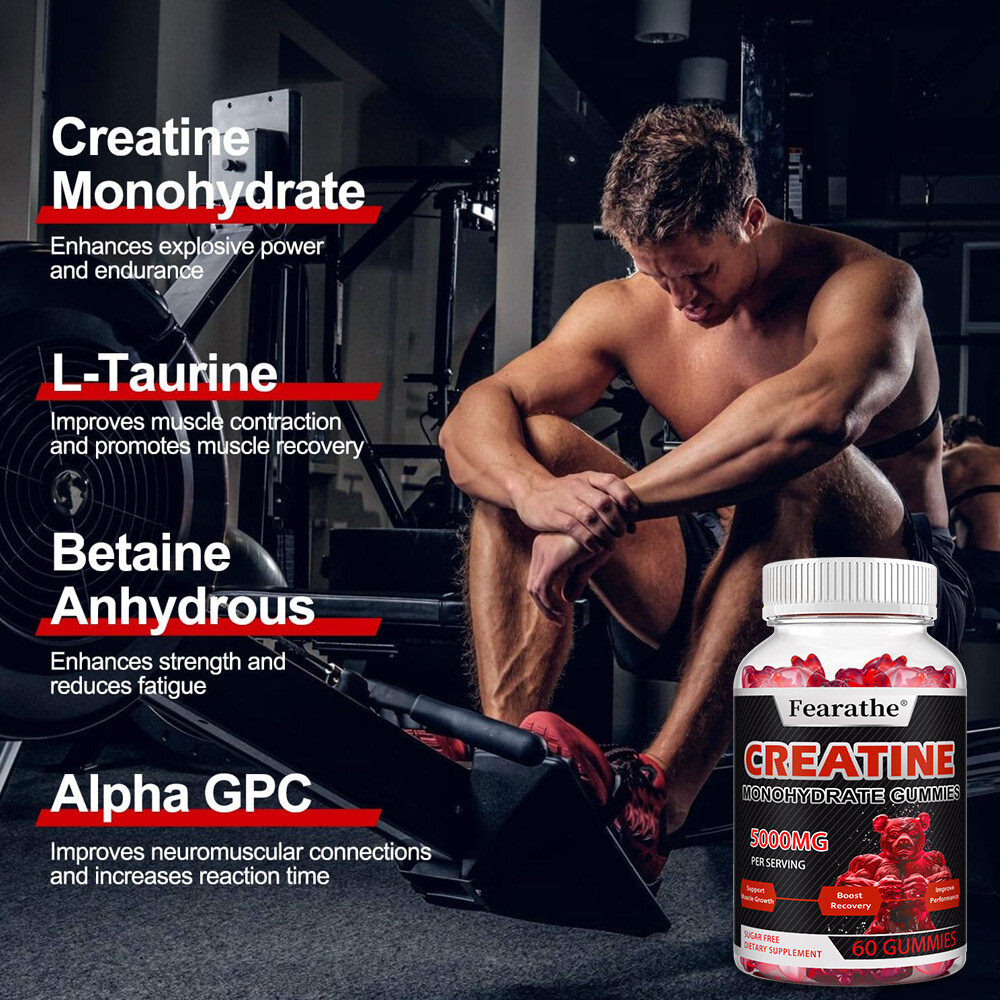 Creatine Monohydrate 5000 mg Promotes muscle growth and recovery