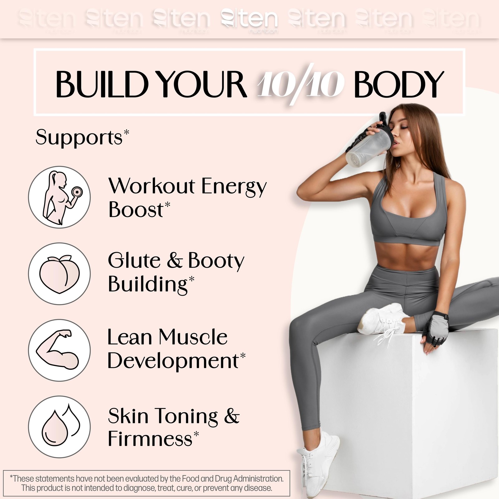 New – Creatine + Collagen for Women – Supports Lean Muscle Growth & Developme…