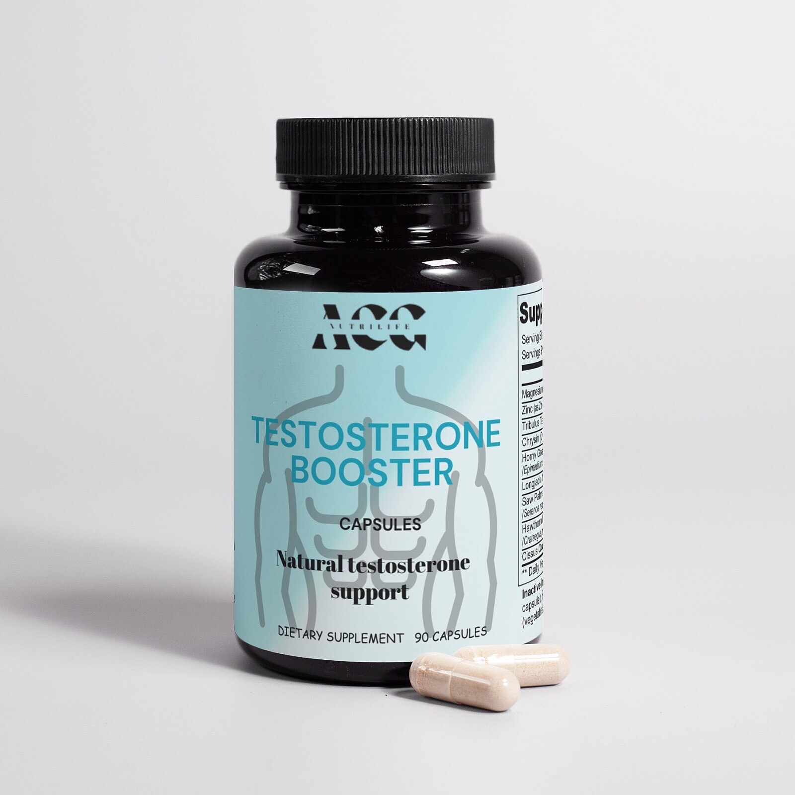 Testosterone Booster, natural. increased strength, libido, and immune response.