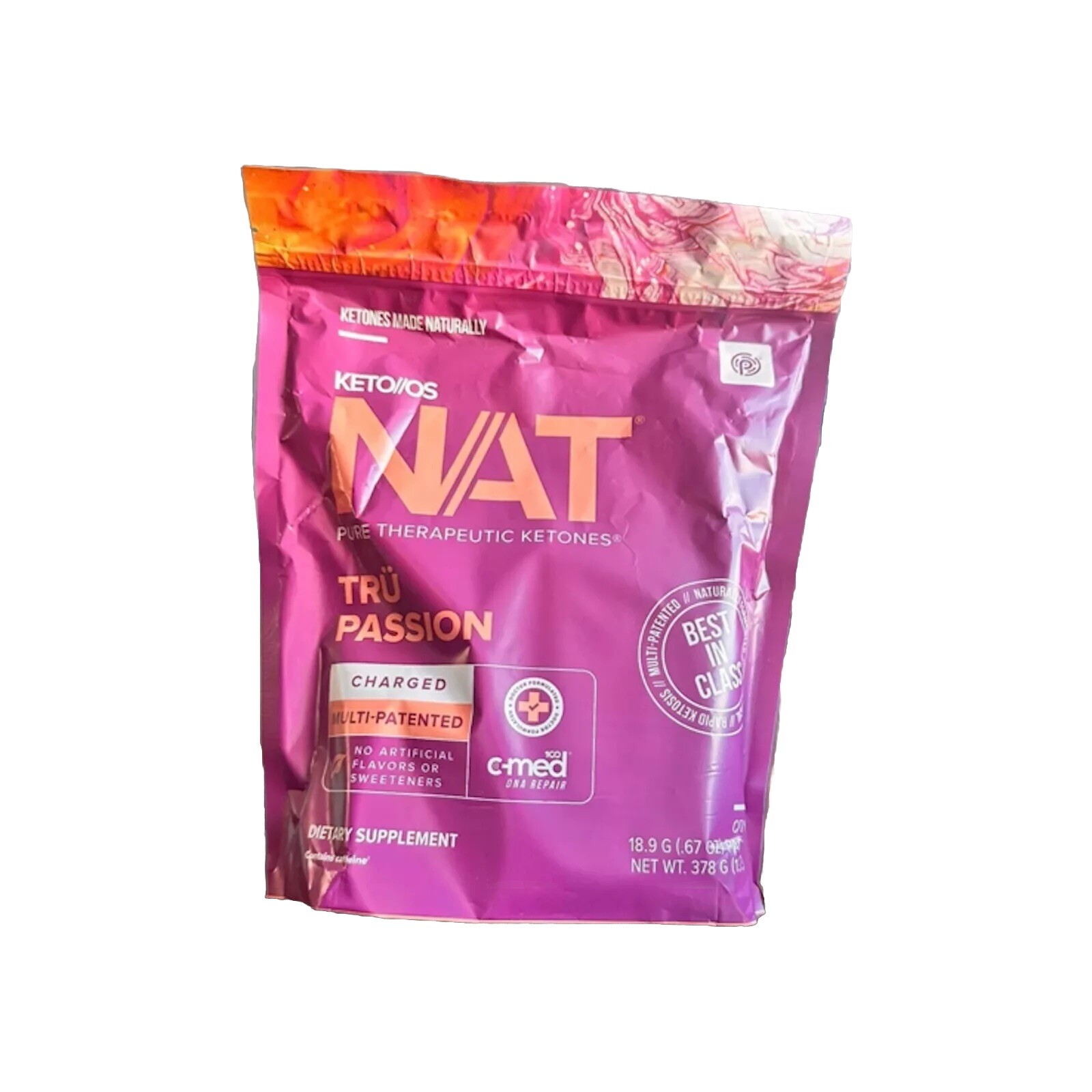 PRUVIT Ketones Drink. Tru Passion. Charged. 20 PK Free Shipping
