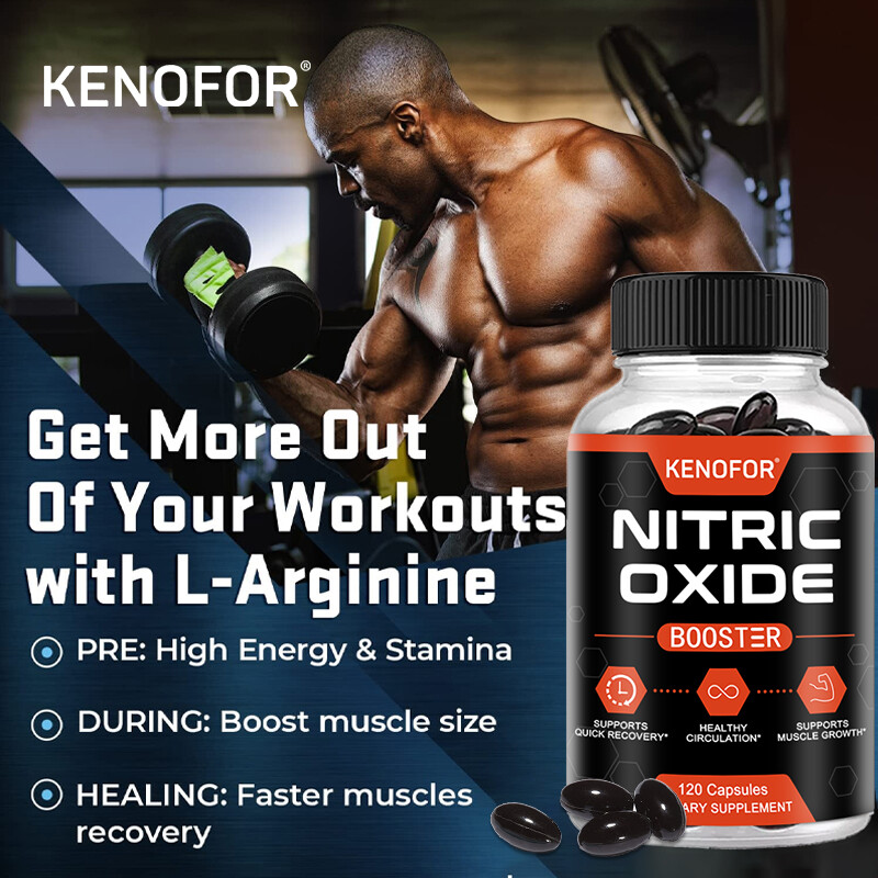 Nitric Oxide Booster Blend-Muscle Support for Endurance/Energy/Muscle-L-Arginine