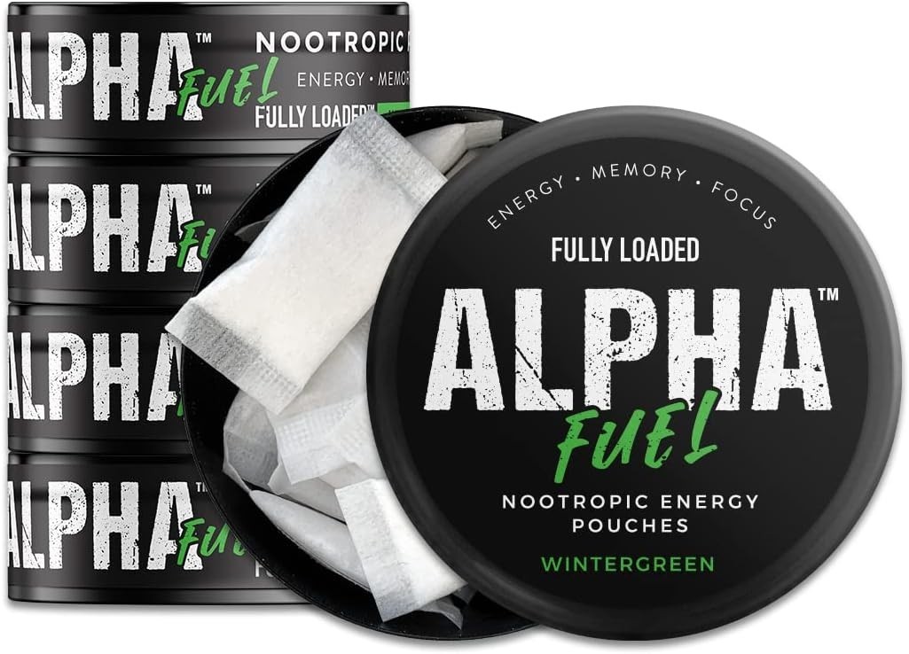 Fully Loaded Alpha Fuel Nootropic Pouches Wintergreen Fuel – Nootropic Energy…