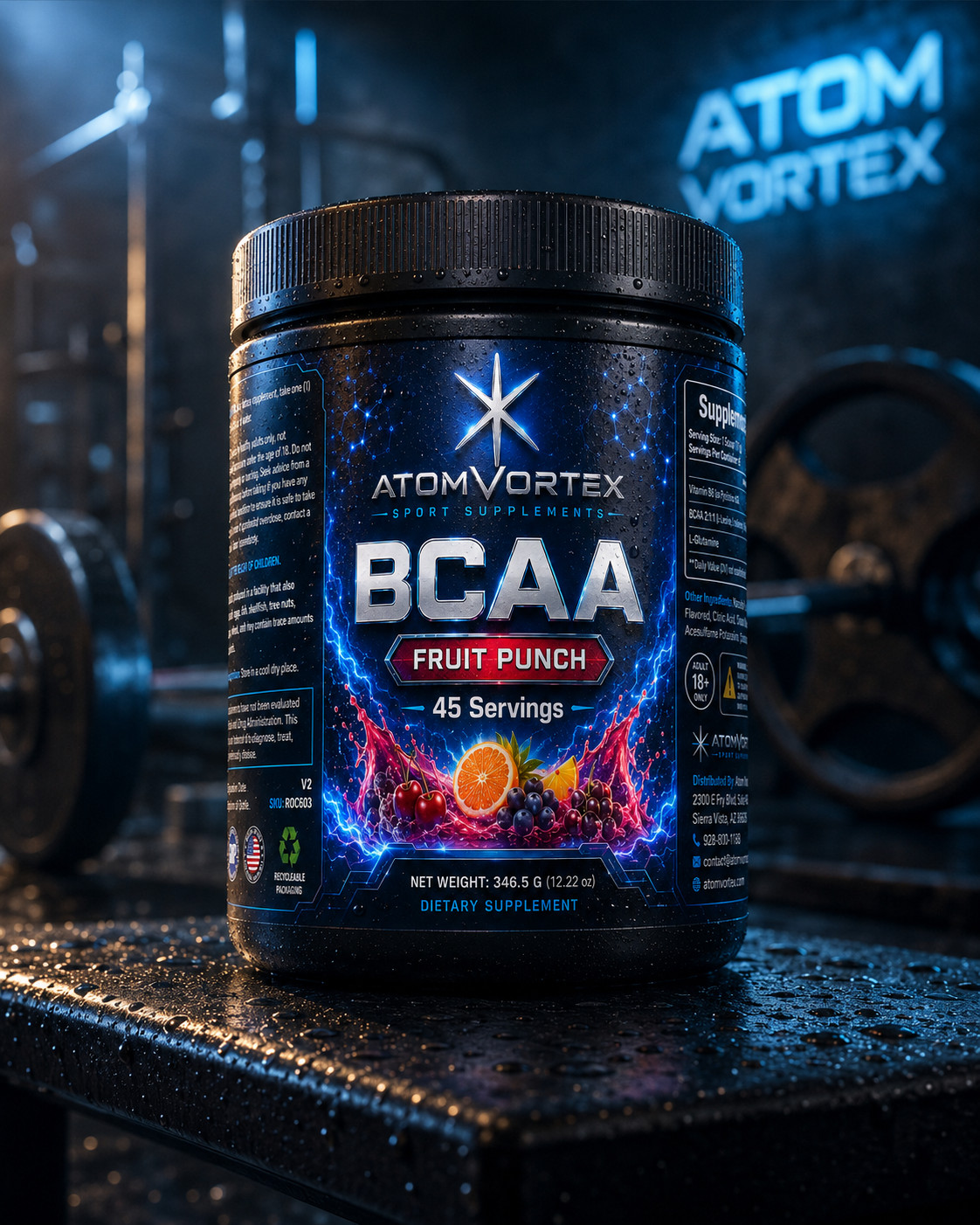 Atom Vortex BCAA Fruit Punch