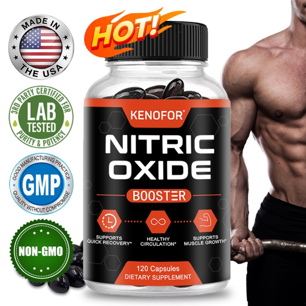 Nitric Oxide Booster Supplement – L-Arginin, L-Citrulline 1500mg –