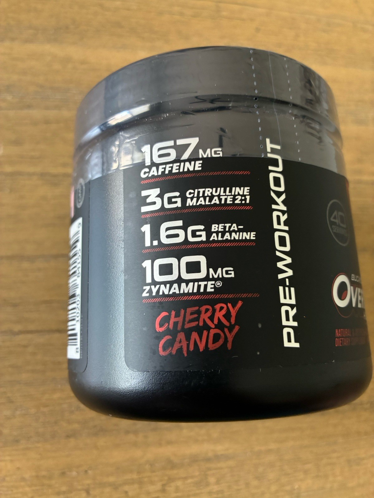 BUCKED UP OVERTIME HIGH STIM CHERRY CANDY PRE-WORKOUT 40 SERVINGS RARE NEW