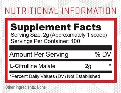 Purus Labs Citrulline Malate Powder – Strength & Volumization – 100 Servings