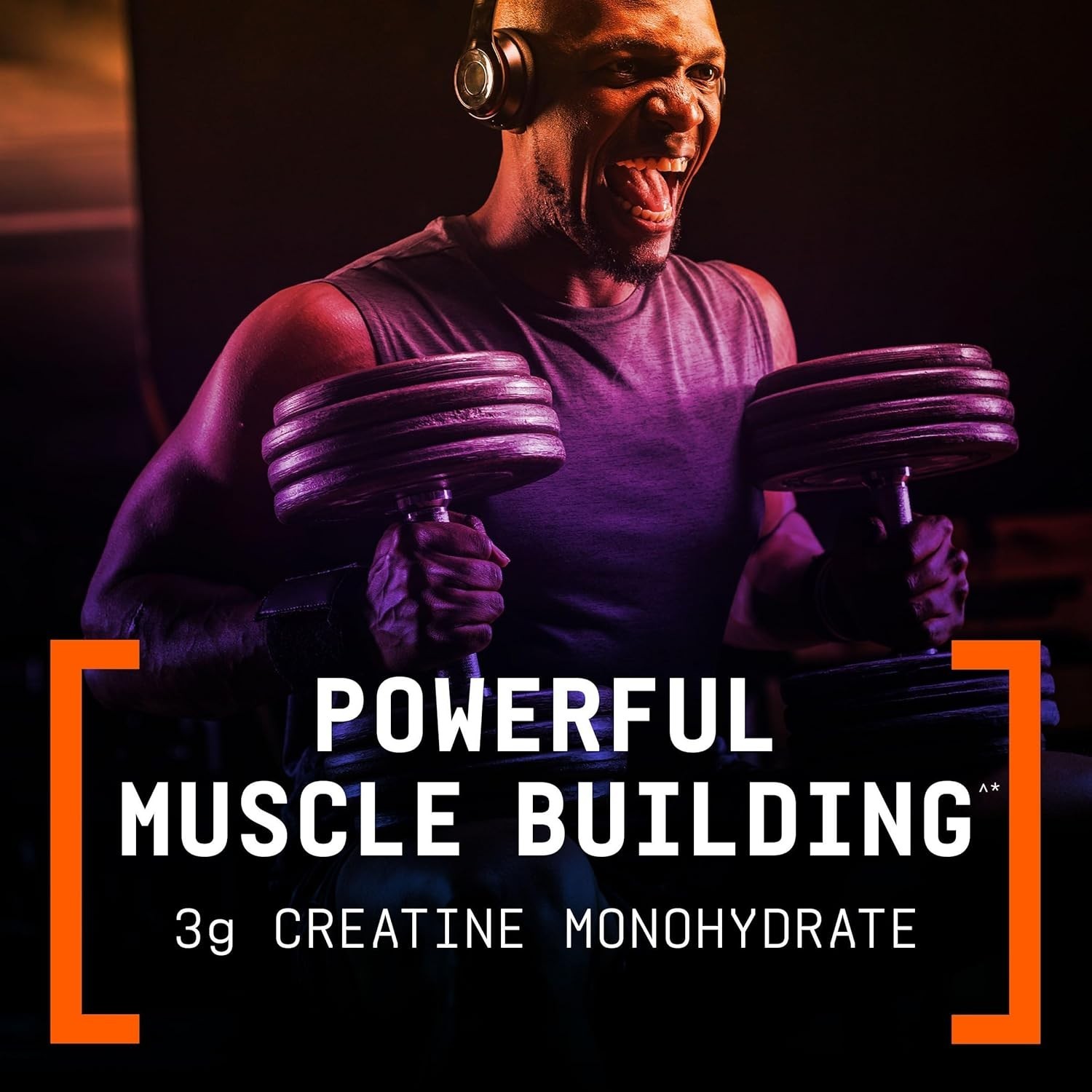 Pre Workout Powder L-Citrulline Creatine Energy Gummy 30 Servings