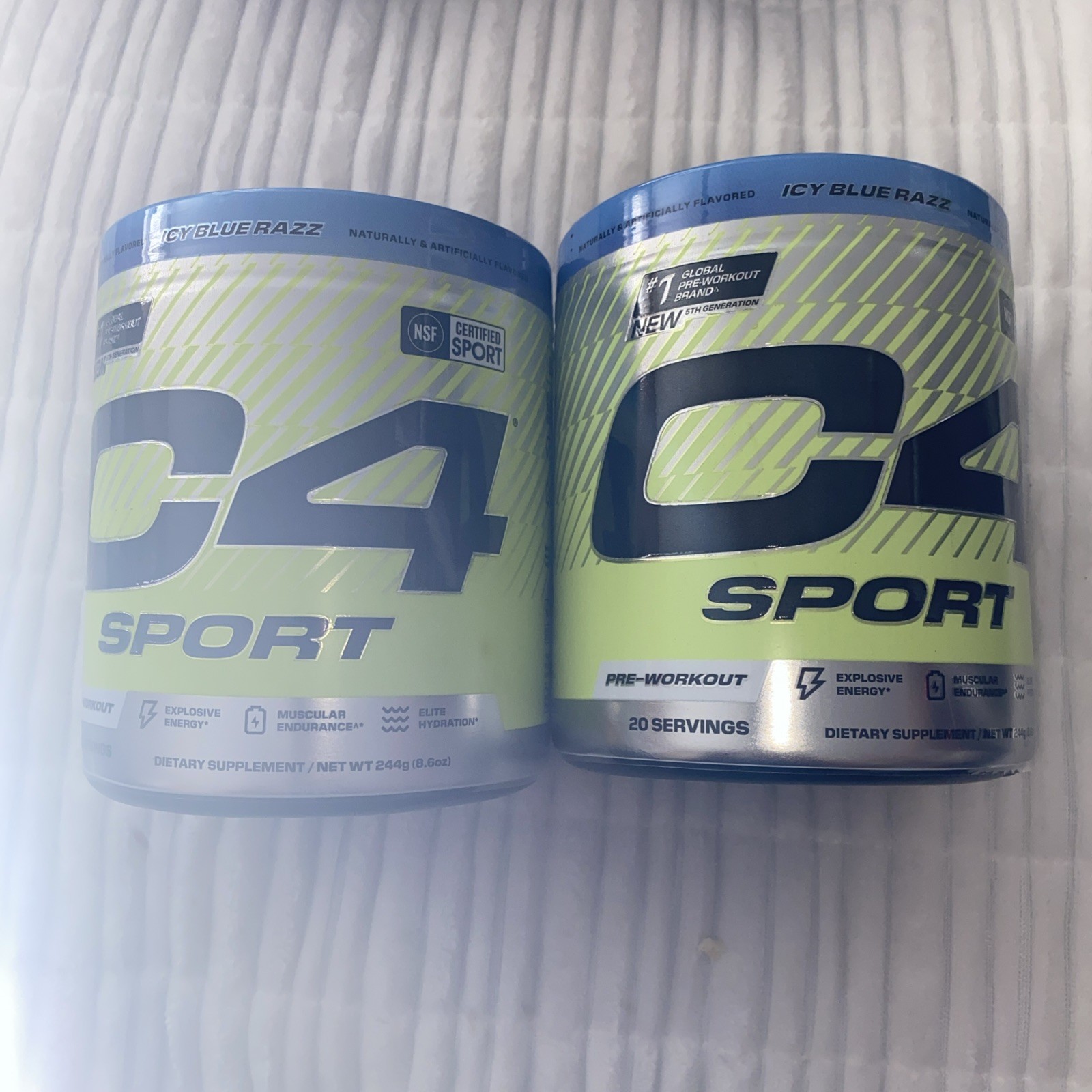 2x-Cellucor C4 Pre-Workout Powder Icy Blue Razz – 8.6oz – 40 Servings Total 6/27