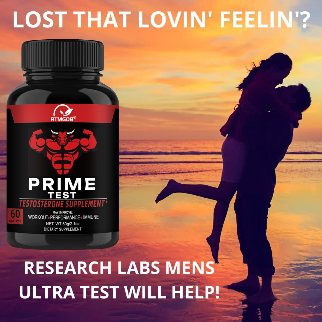 2 PCS PRIME LABS TESTOSTERONE Booster Test Natural Stamina Endurance 60Caplets
