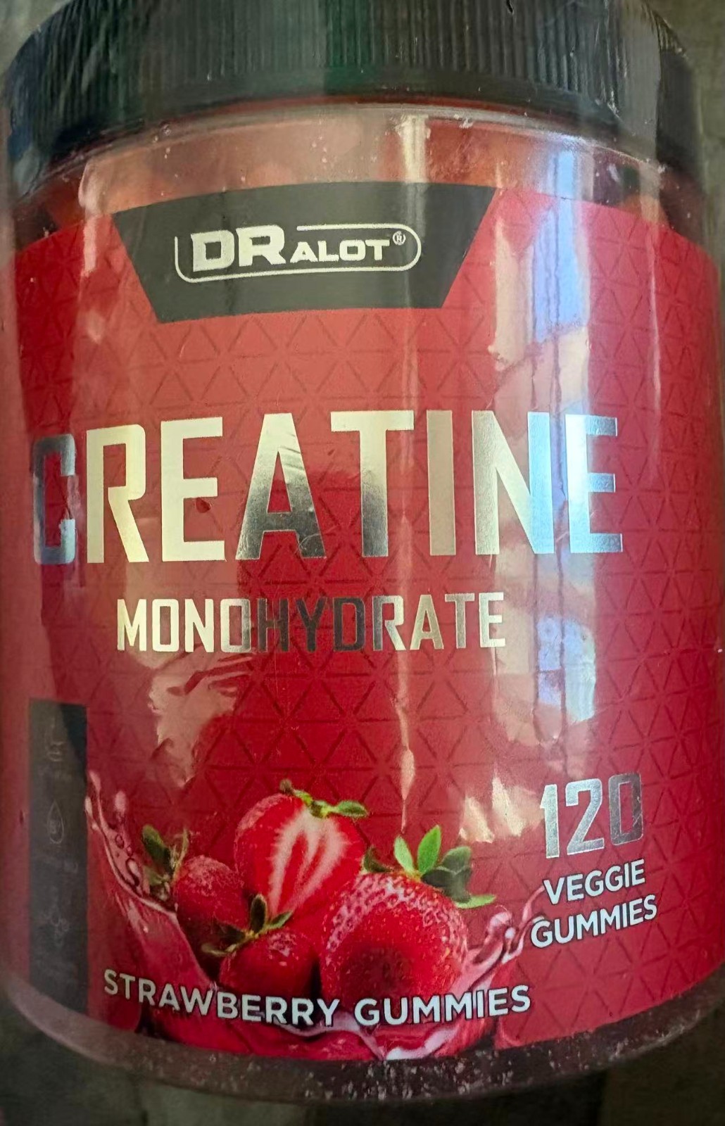 Dralot Creatine Monohydrate Gummies 120 Gummies,More 15% Strength