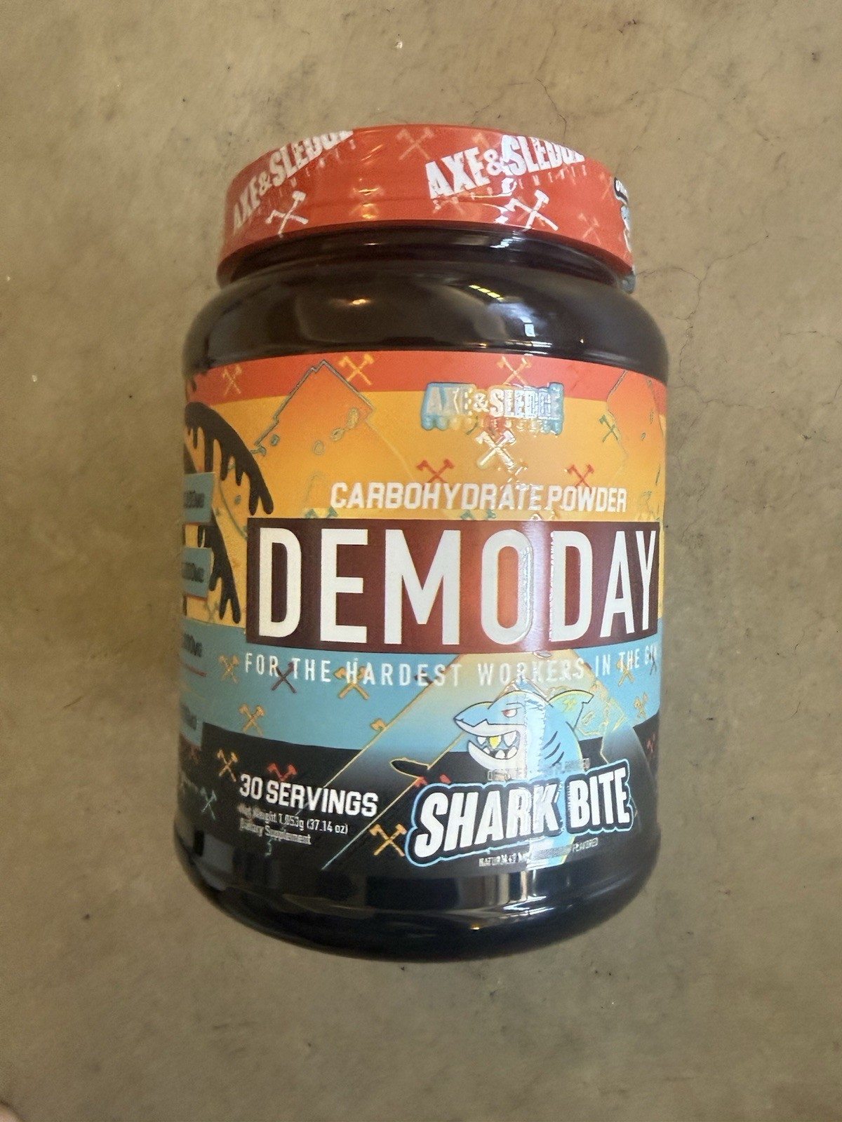 Axe & Sledge Demoday Carbohydrate Powder Orange Mango Flavor, 37oz Exp 05/26