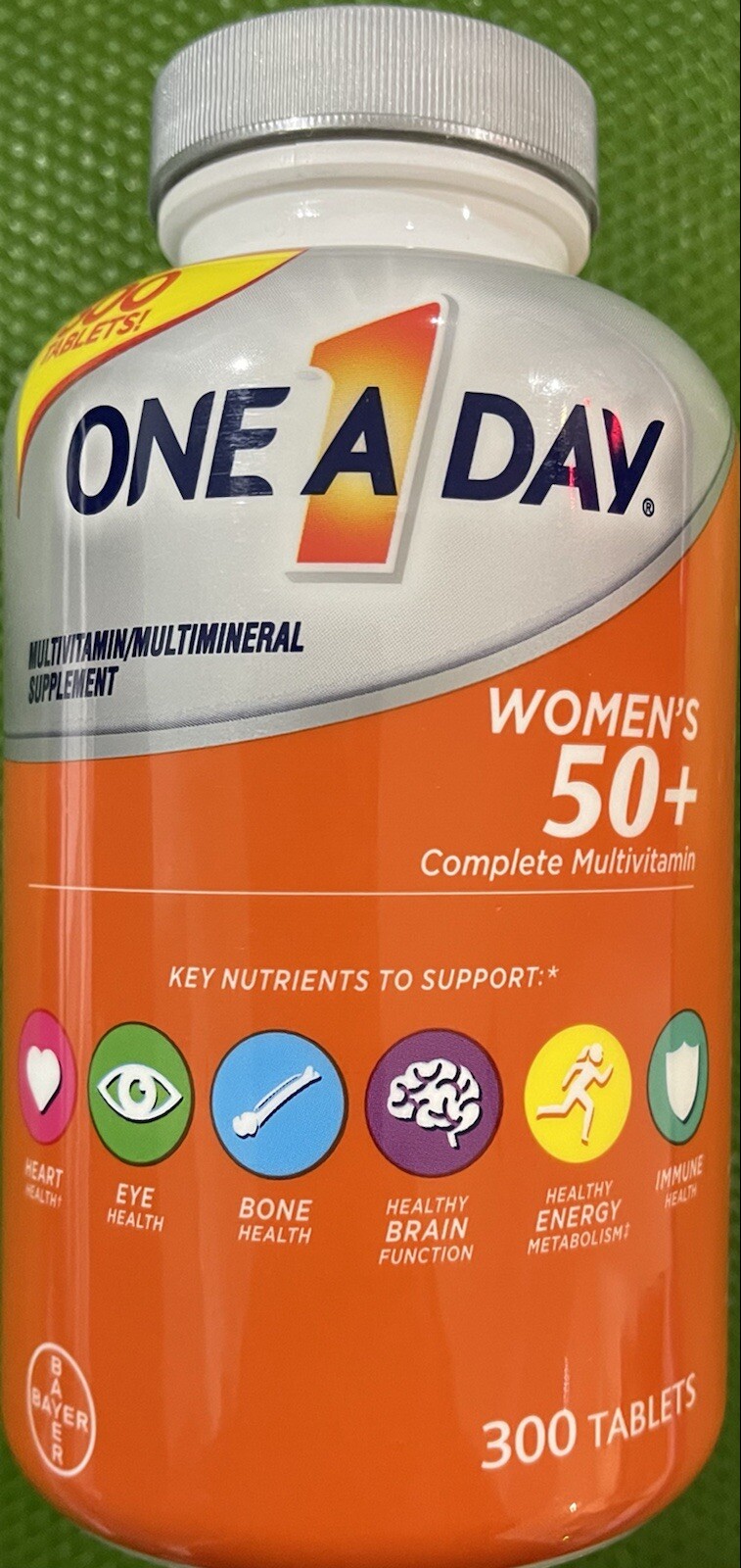 One A Day WOMEN’s 50+ Healthy Advantage Multivitamin Supplement. 300 Tablets.