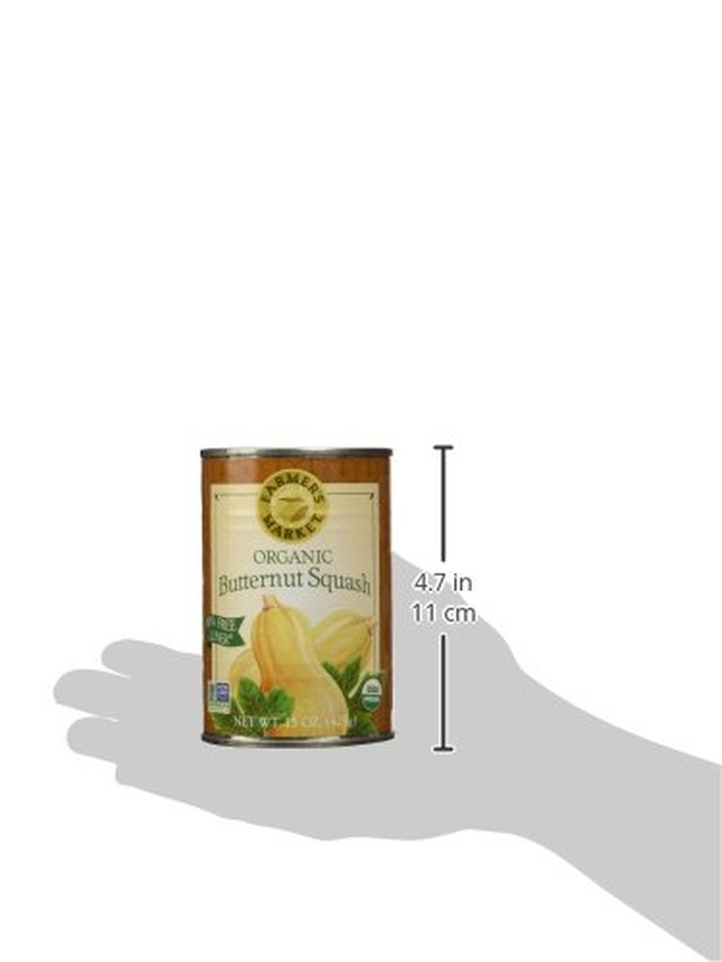 Foods Organic Butternut Squash Puree, Kosher, USDA Certified Organic, Gluten Fre