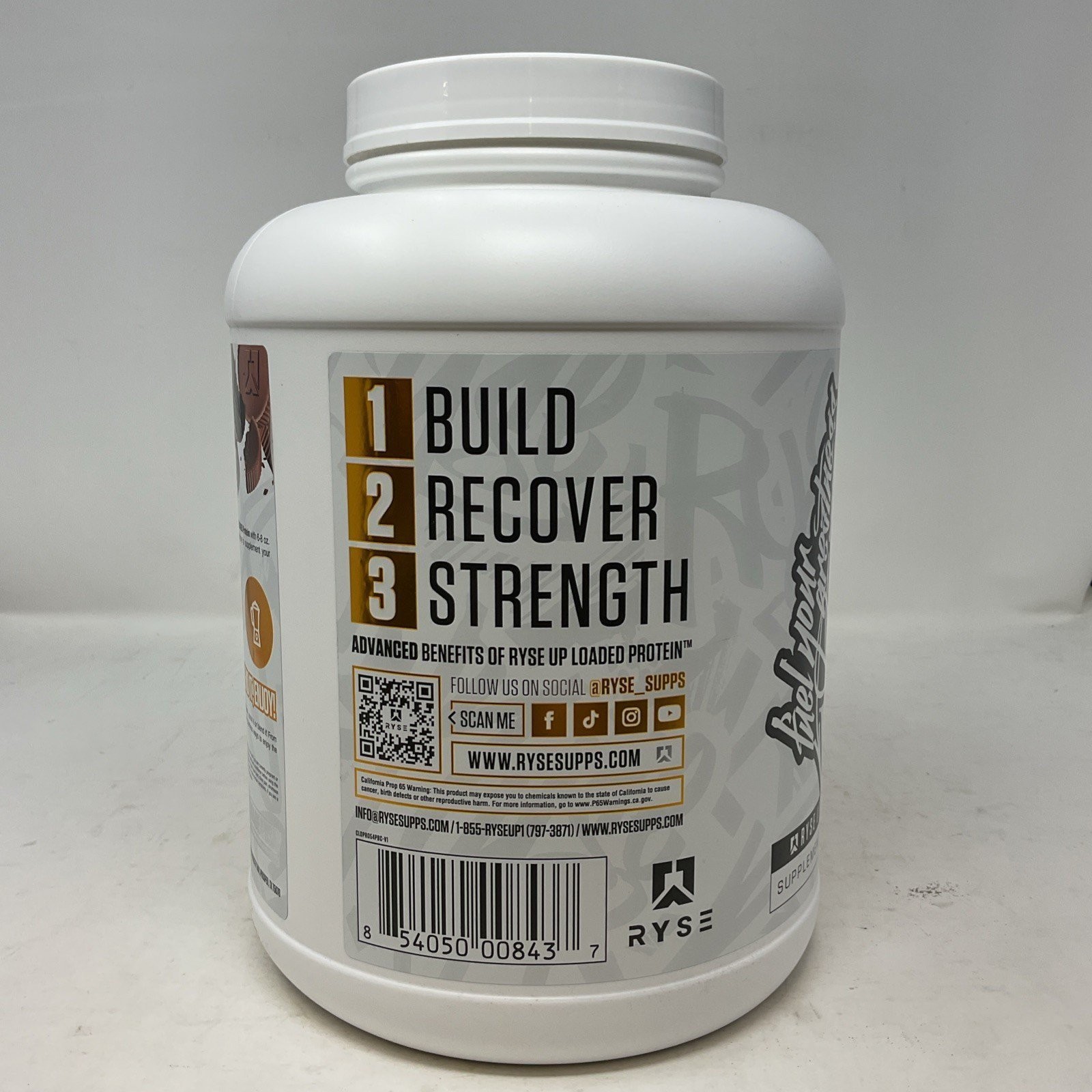 RYSE Loaded Protein Powder – Peanut Butter Cup – 54 Servings 4.6 Lb