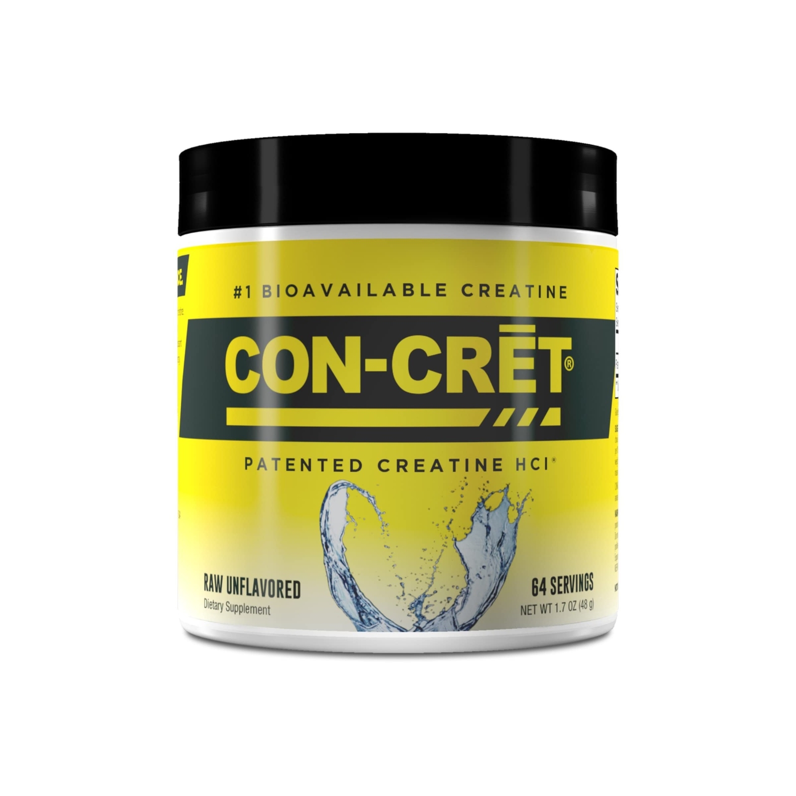 CON-CRET Patented Creatine HCl Powder, Raw Unflavored Stimulant-Free Workout …