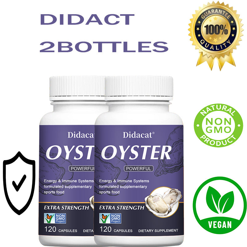 Oyster Extract Powder 1000mg Libido Supplement – Energy Immunes Systems 2BOTTLES