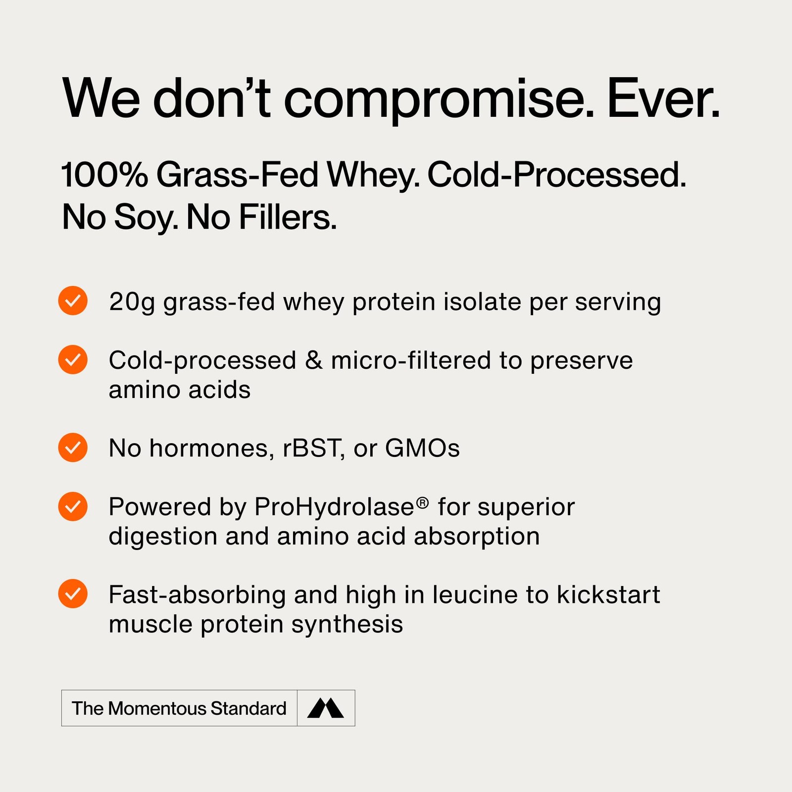 Momentous Essential Grass-Fed – 20 G – Nsf Certified For – –