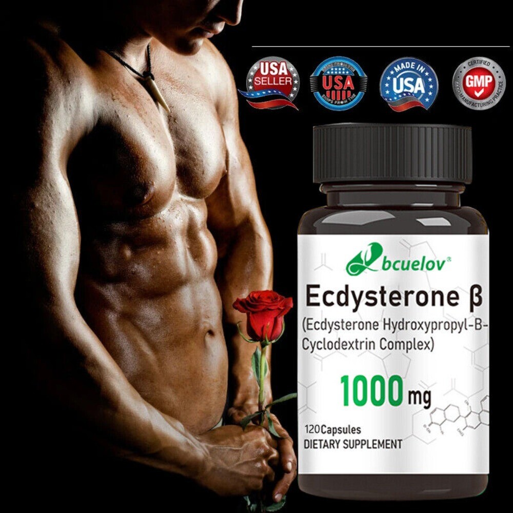 Ecdysterone β Build Muscle Burn Fat Improve Endurance Strength 120 Capsules US