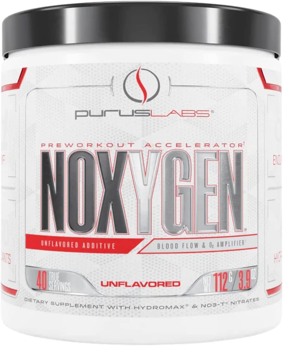 Purus Labs Noxygen Fast Acting Nitric Oxide Booster 40 Servings – Unflavored