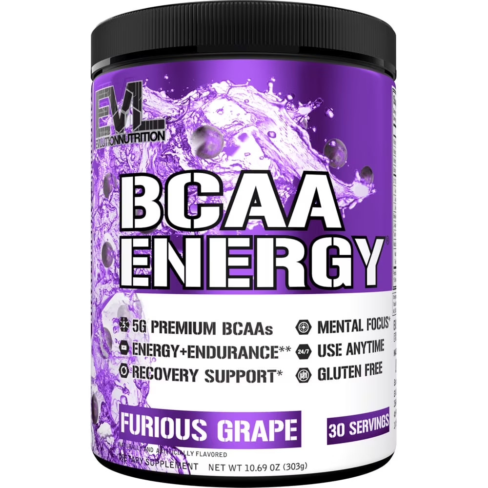 BCAA Energy Amino Acid Pre-Workout Powder – 30 Servings, Rocket Pop