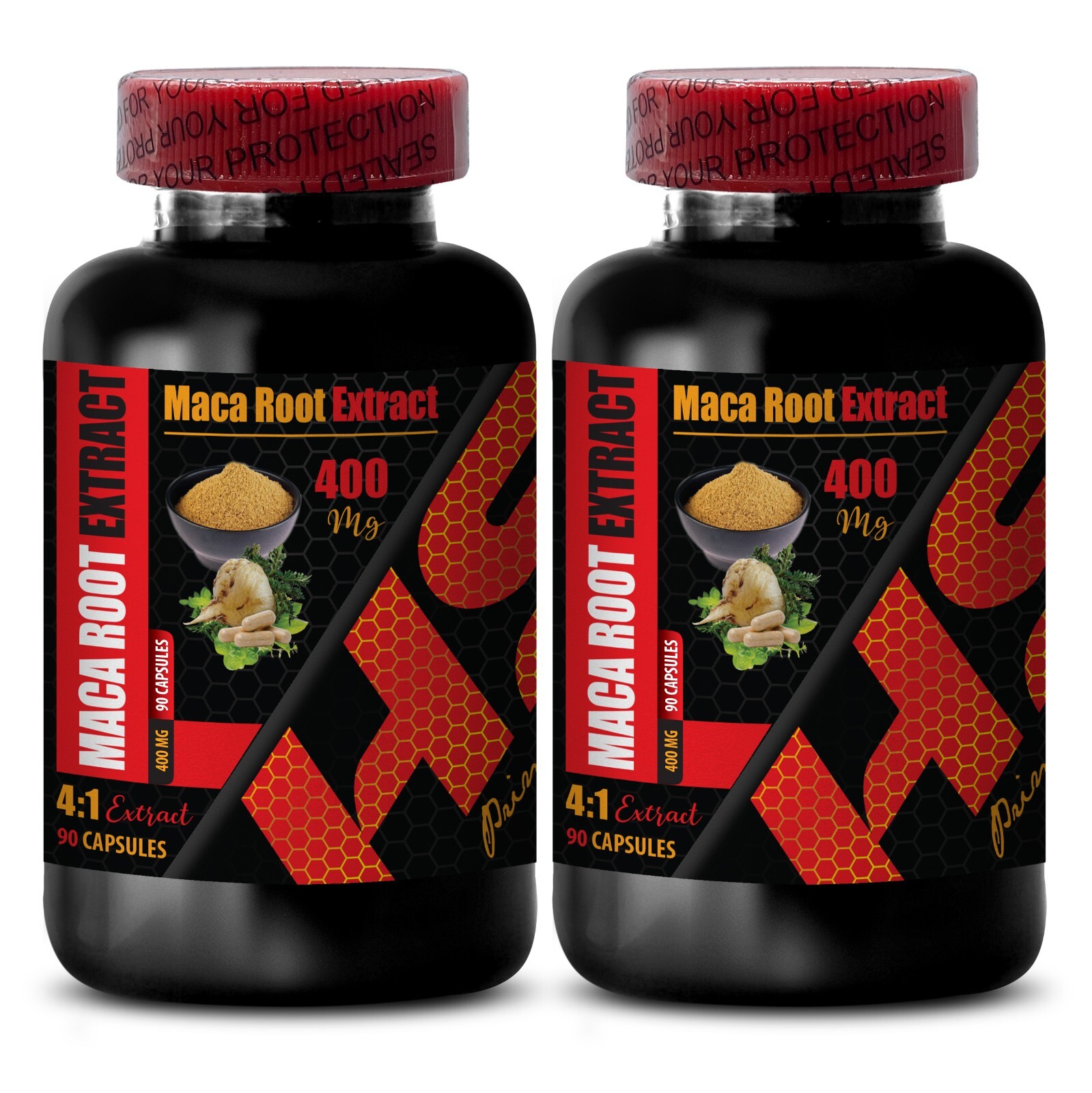 prostate supplements for men – MACA ROOT EXTRACT 400MG – brain booster – 2 Bot