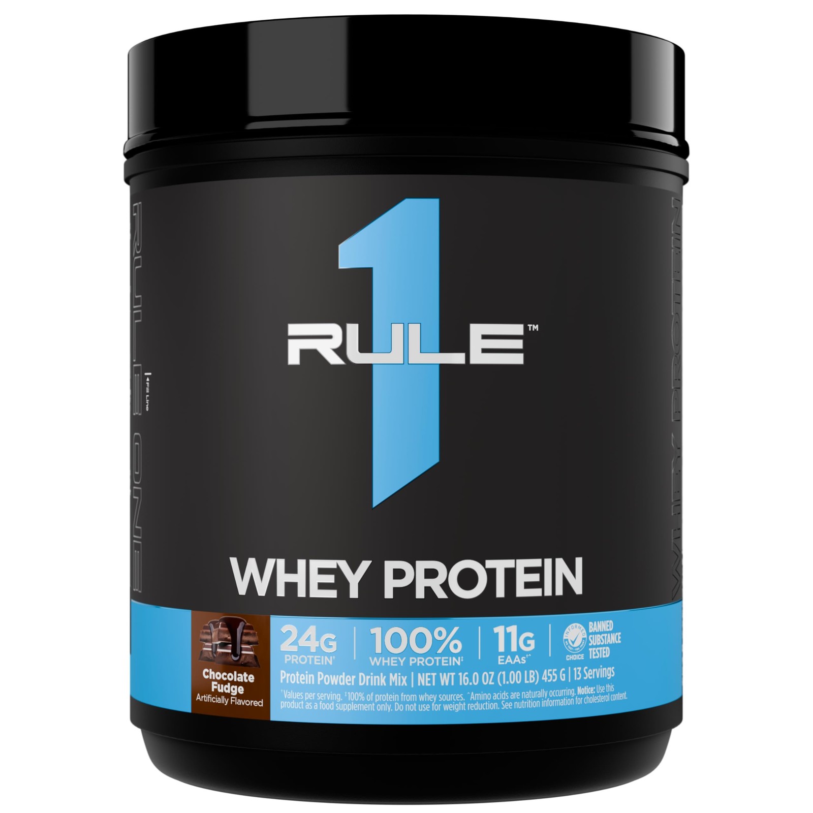 Rule 1 Whey Protein – 24g Fast-Acting Protein from All-Whey Sources with Natu…