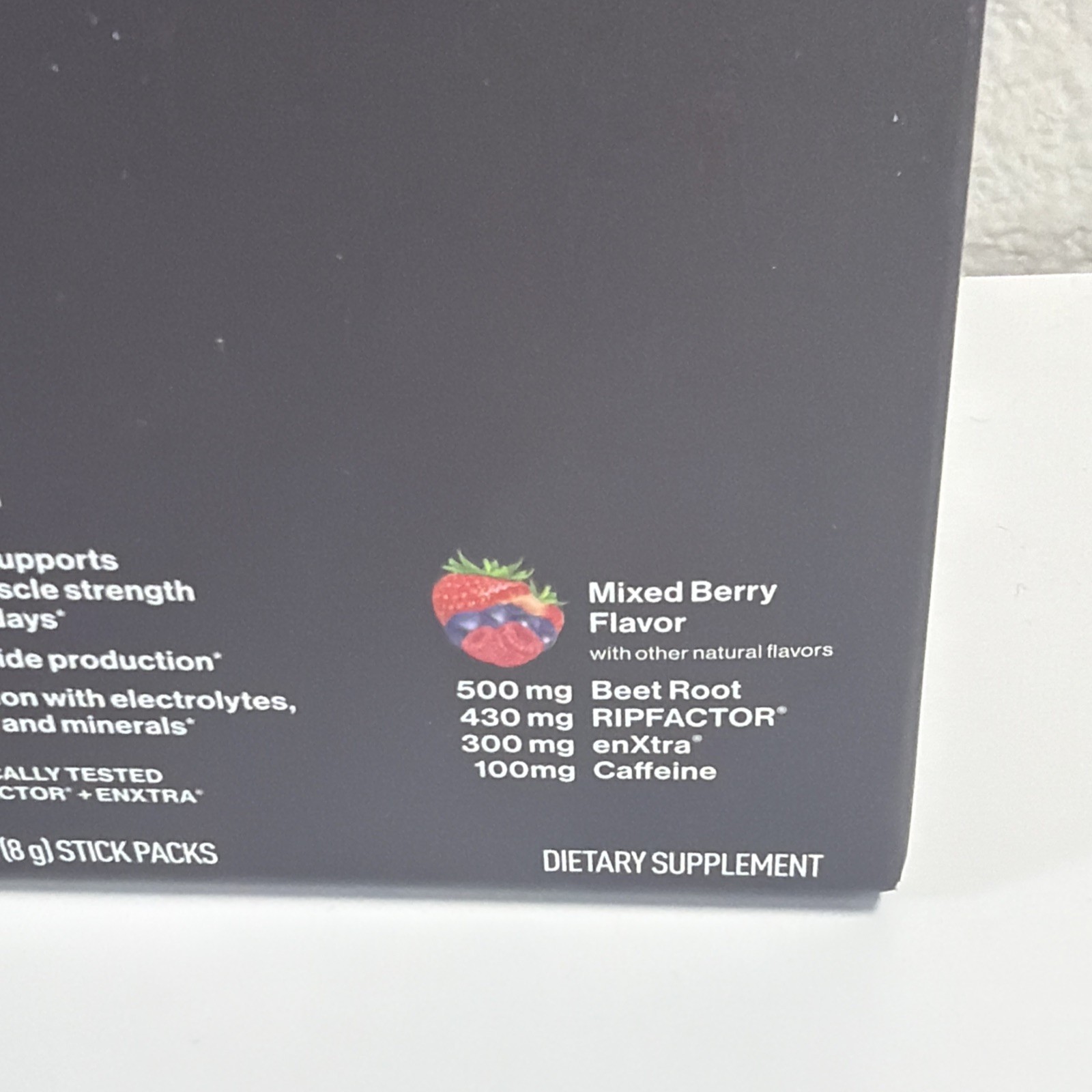 M Drive Accelerate Pre Workout Mix Berry 30 Packs Strength Endurance 06/2027 New
