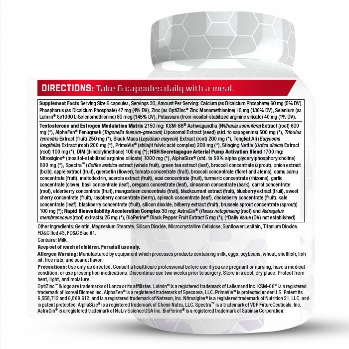 Force Factor Alpha King Immortal, Strongest Testosterone Booster, Muscle Builder