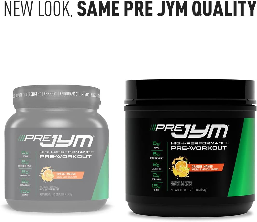 PRE JYM 30 Servings – Orange Mango