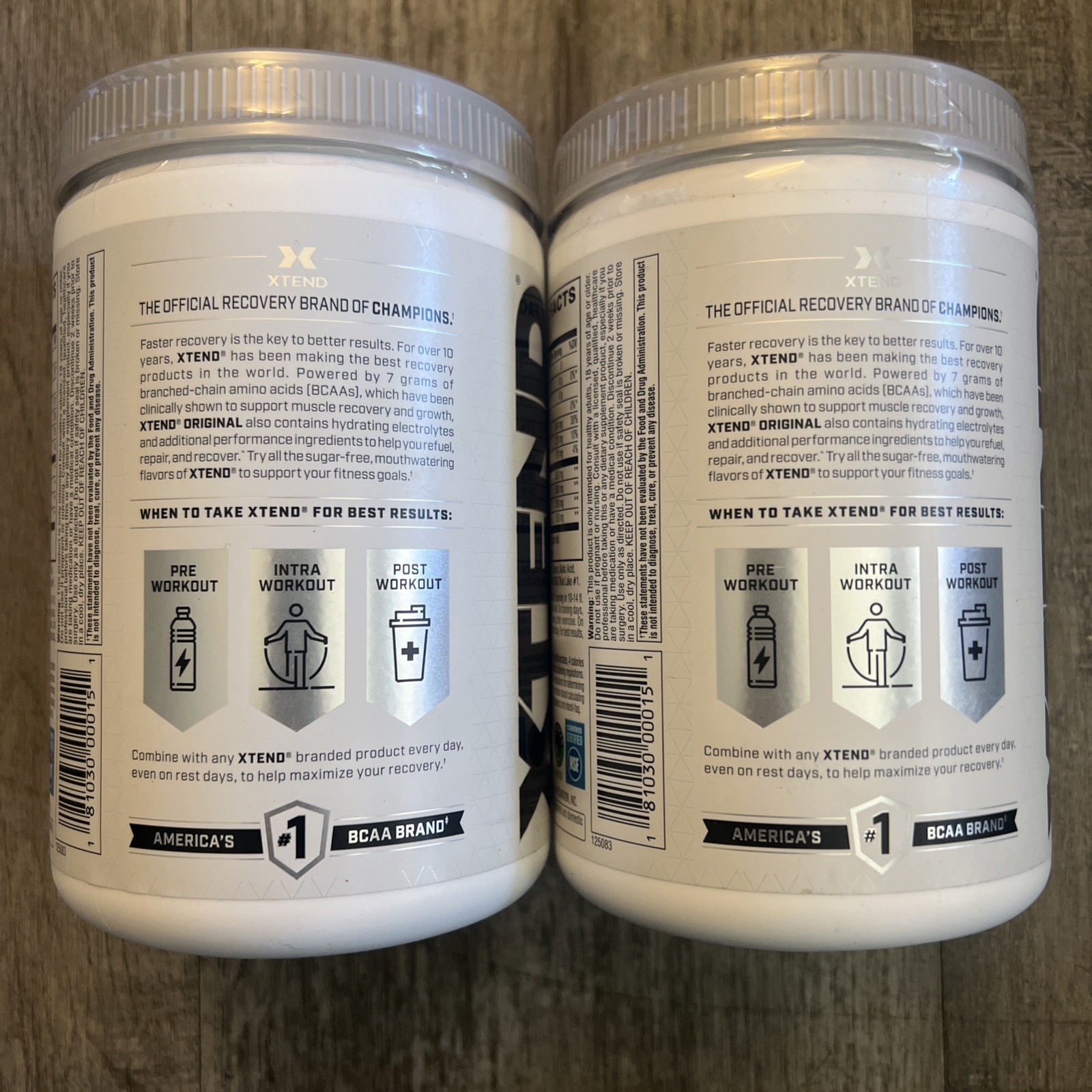 XTEND Sport BCAA Blue Raspberry Ice Muscle Recovery Electroly 30 Servings 7/2027