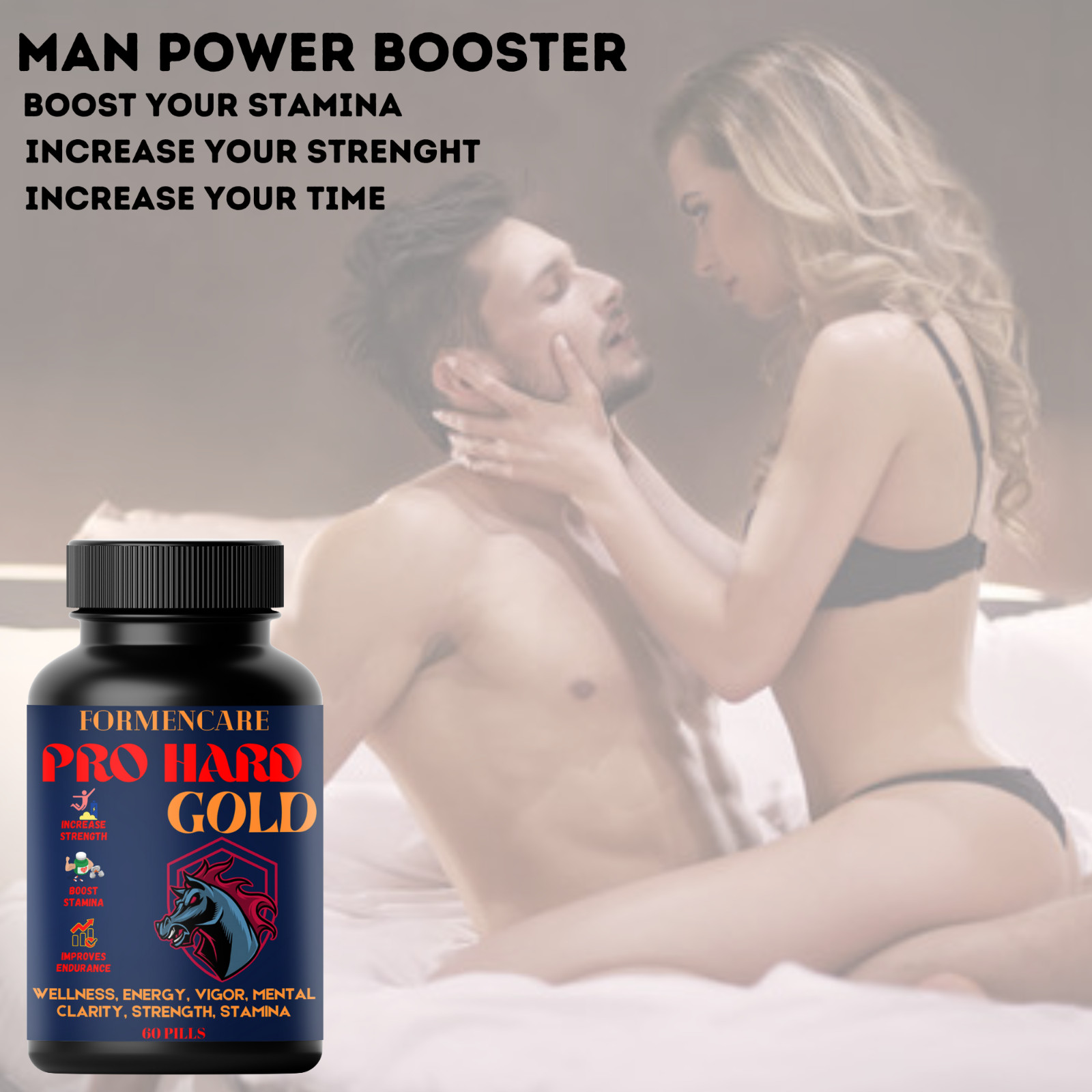 Erect-Man Extreme Potency Male Enhancement Pill! Last up to 3 Days! – 60 Pills !