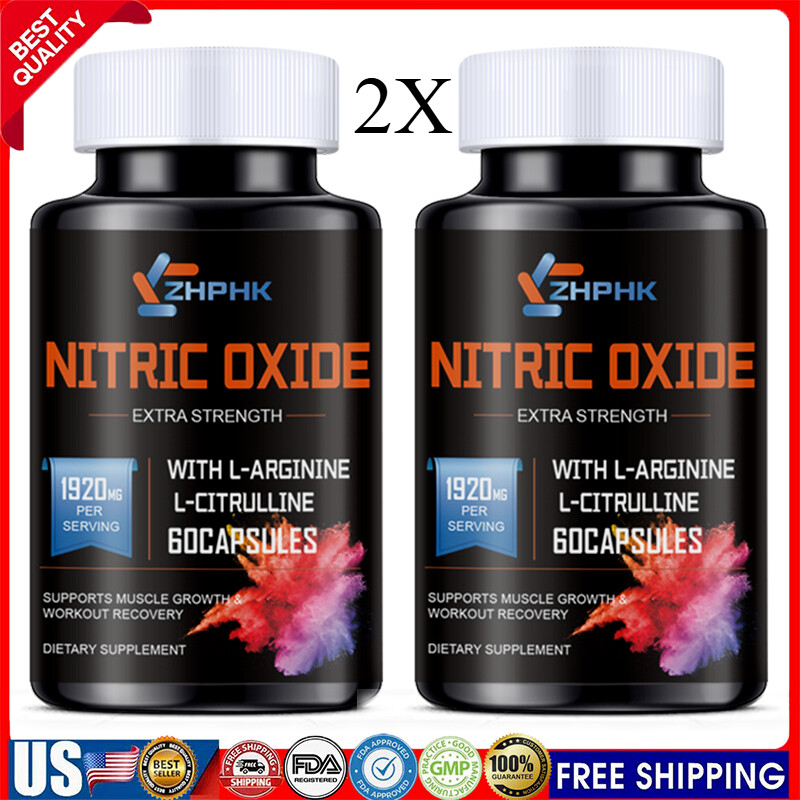 Nitric Oxide Booster, Extra Strength L Arginine Nitric Oxide & Circulation Boost