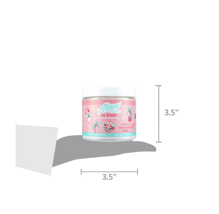 Alani Nu Pre-workout Powder, Hawaiian Shaved Ice, 20 Servings, 200mg Caffeine
