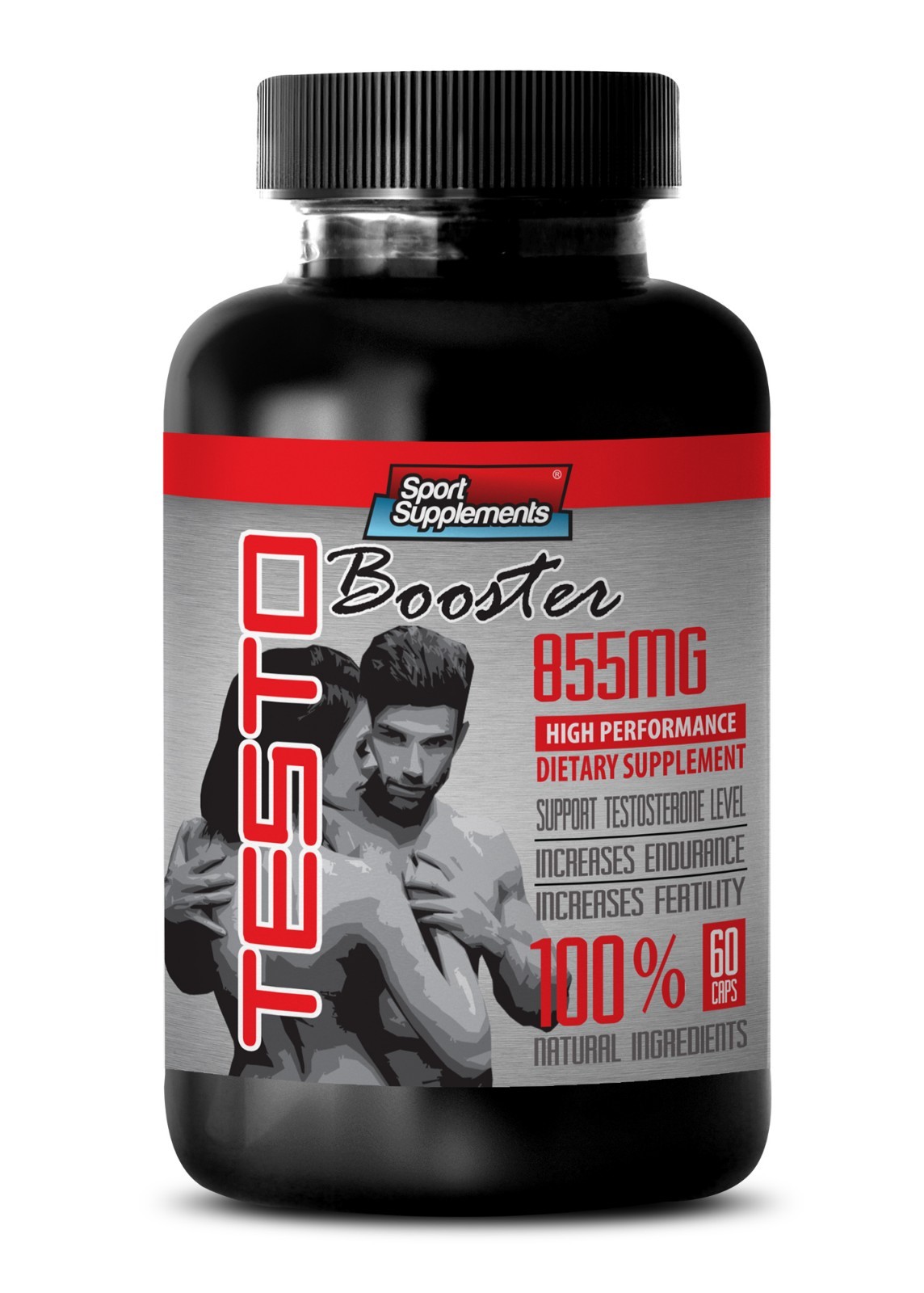 Men Stamina Ultimate Pills – TestoBooster T-855 – Asian Ginseng 1B