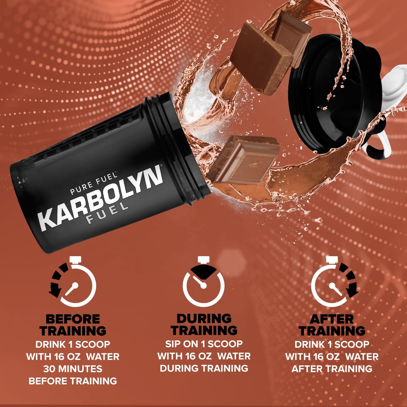 EFX Sports Karbolyn Fuel | FastAbsorbing Carbohydrate Powder | Carb Load, Sus…