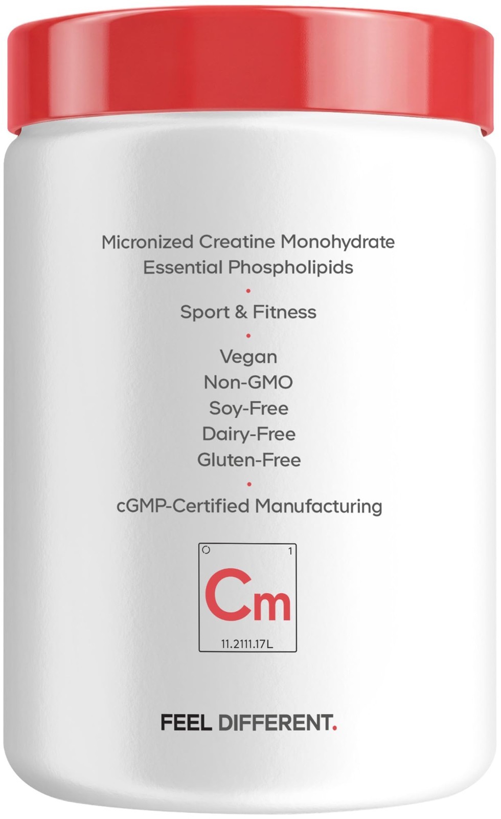 Liposomal Creatine Powder 5000mg – Unflavored Micronized Monohydrate, 90 Serving