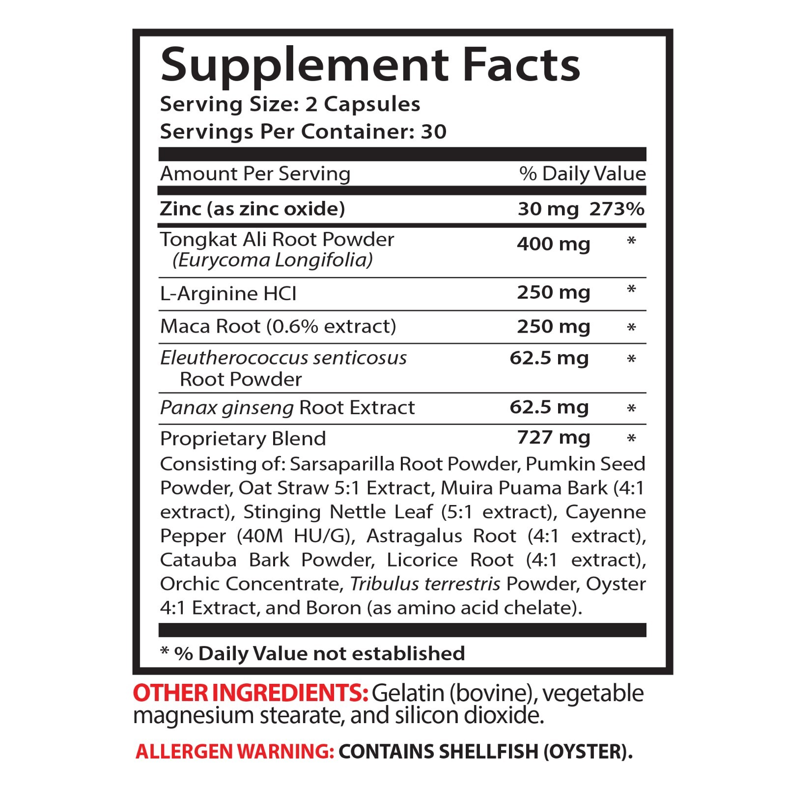 Daily Booster – GET HARD PILLS – Body Wellness 3 Bottles 180 Capsules