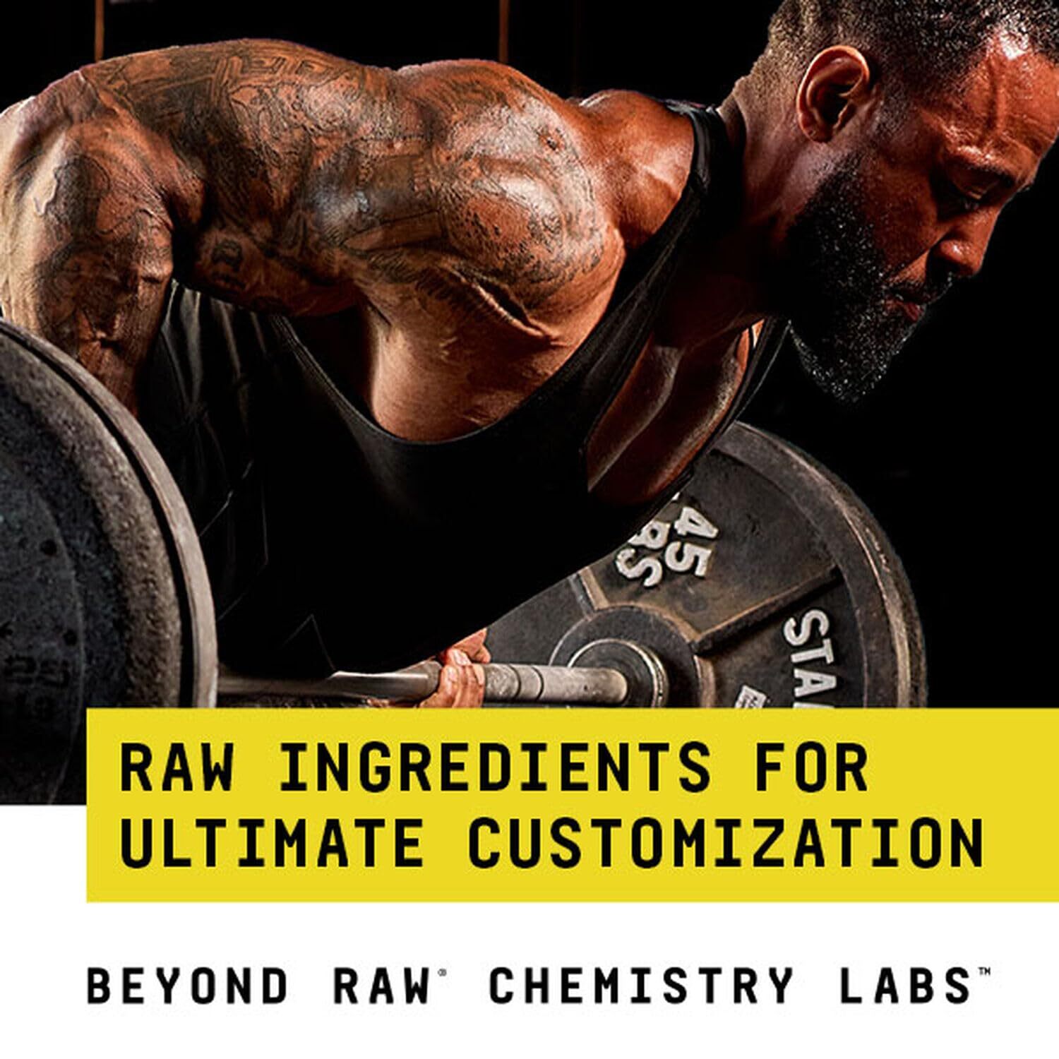 Beyond Raw Creatine HCL Powder 120 Servings Enhance Muscle Strength Performance