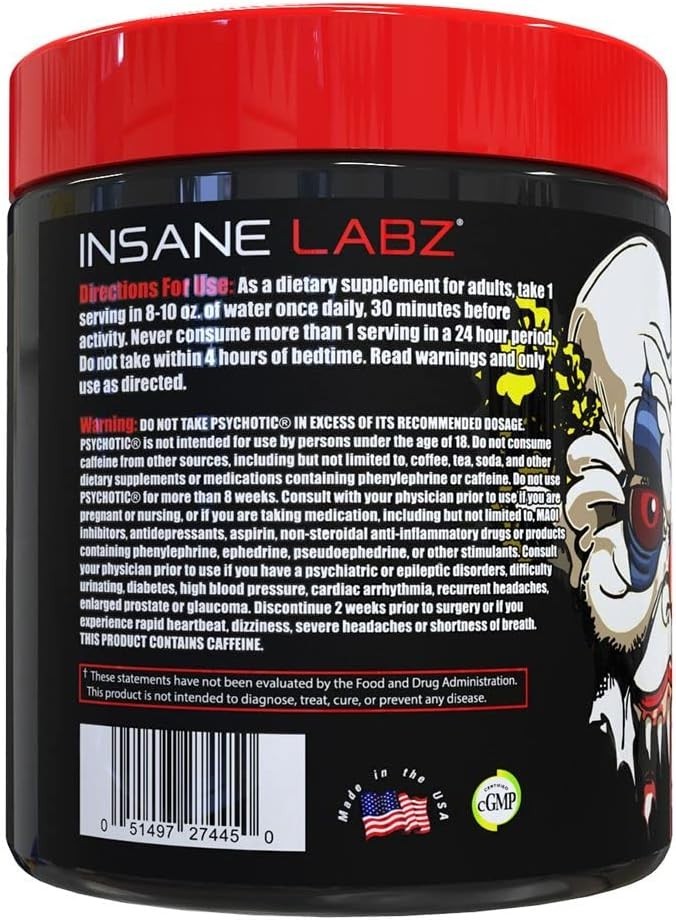DMAE Pre-Workout Supplement 60 Servings//