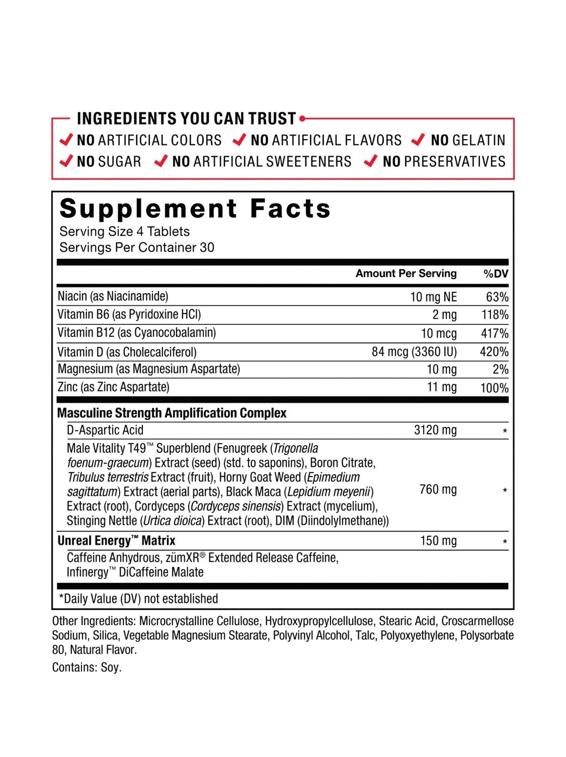 Force Factor Test X180 Boost, Testosterone Booster 120 Tab- FAST SHIPPING