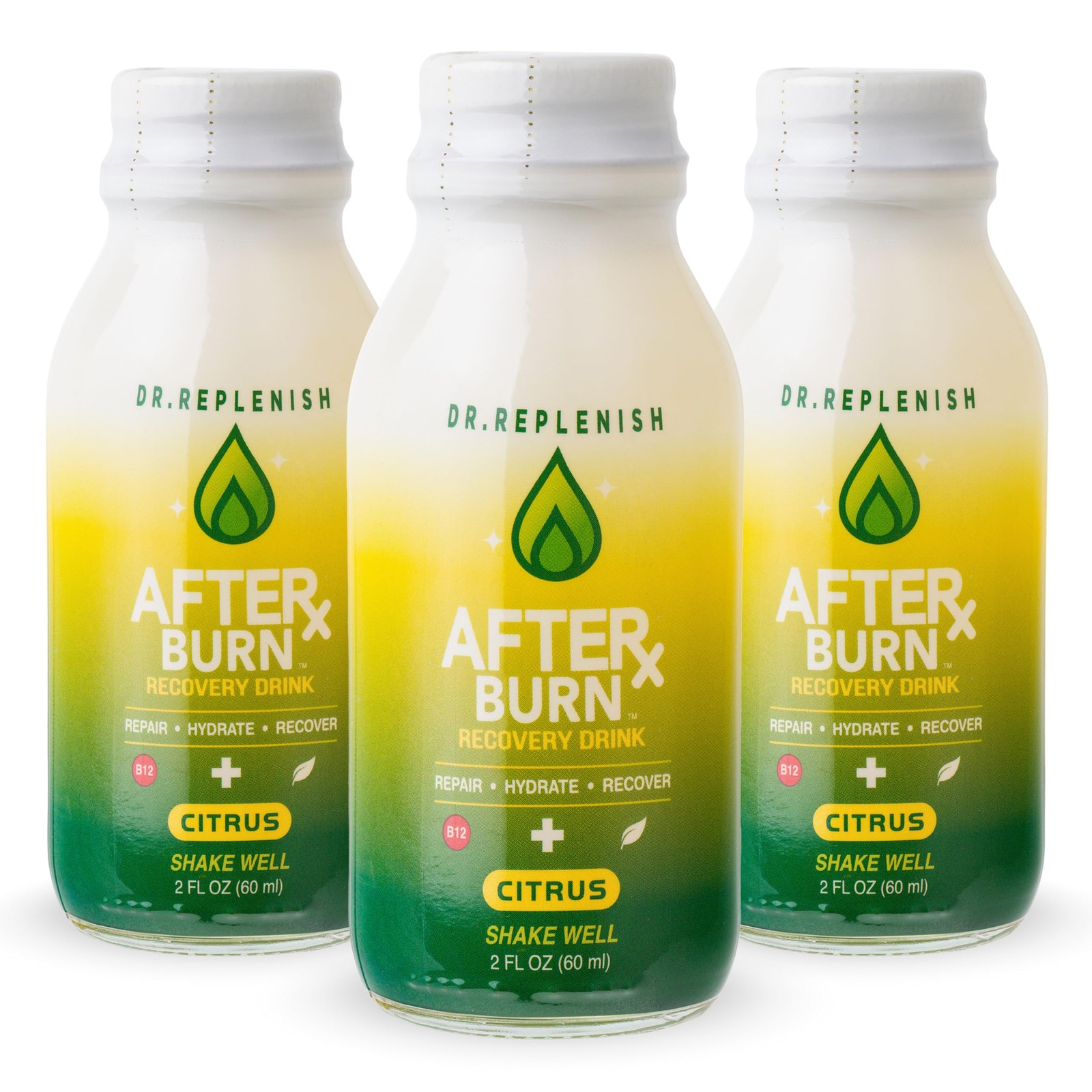AFTERx Burn Recovery Drink | Citrus Flavor | Post-Workout 3pk. – 2oz