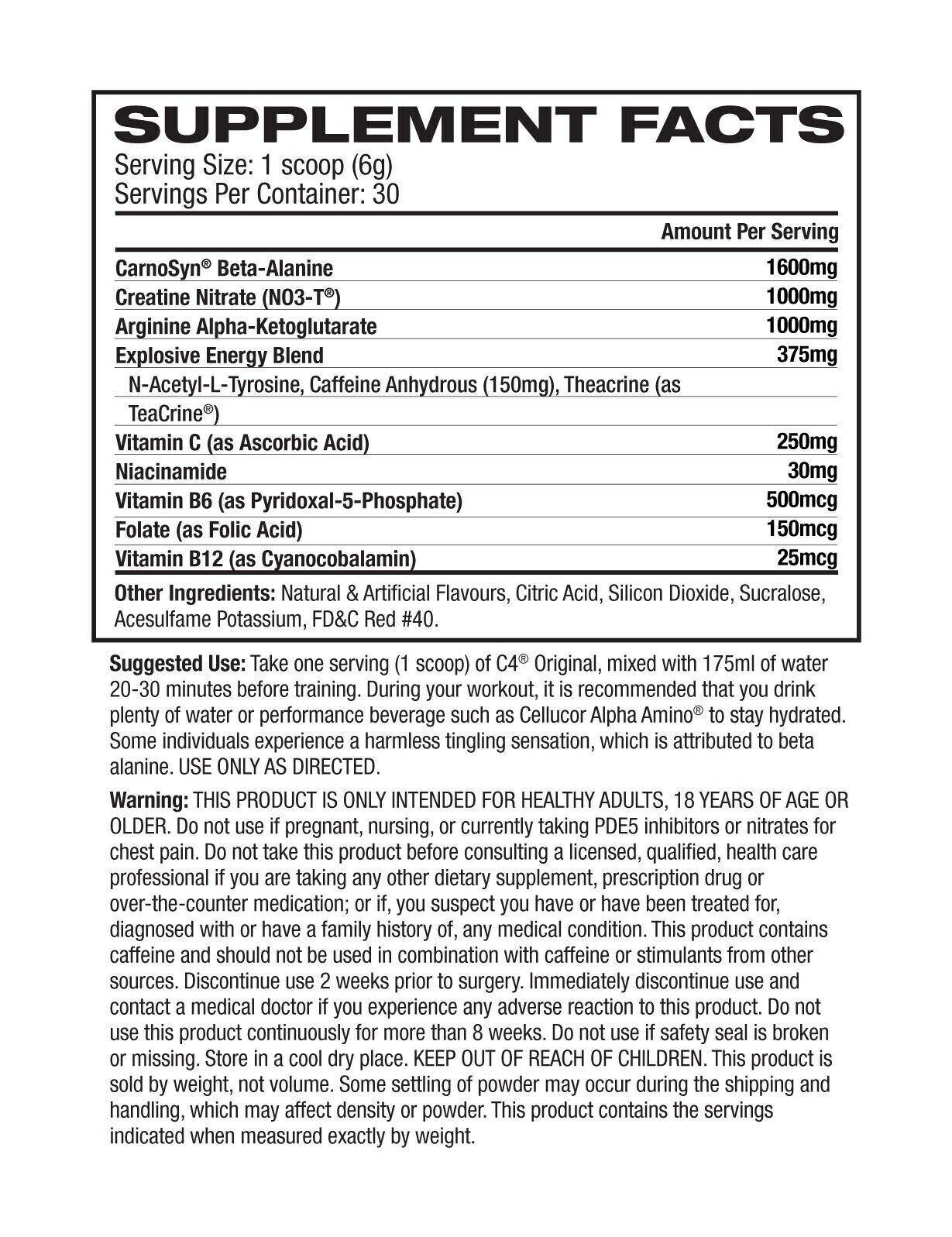Cellucor: C4: Ripped ID Series (30 Servings) (Ultra Frost) – GNC EXCLUSIVE!!