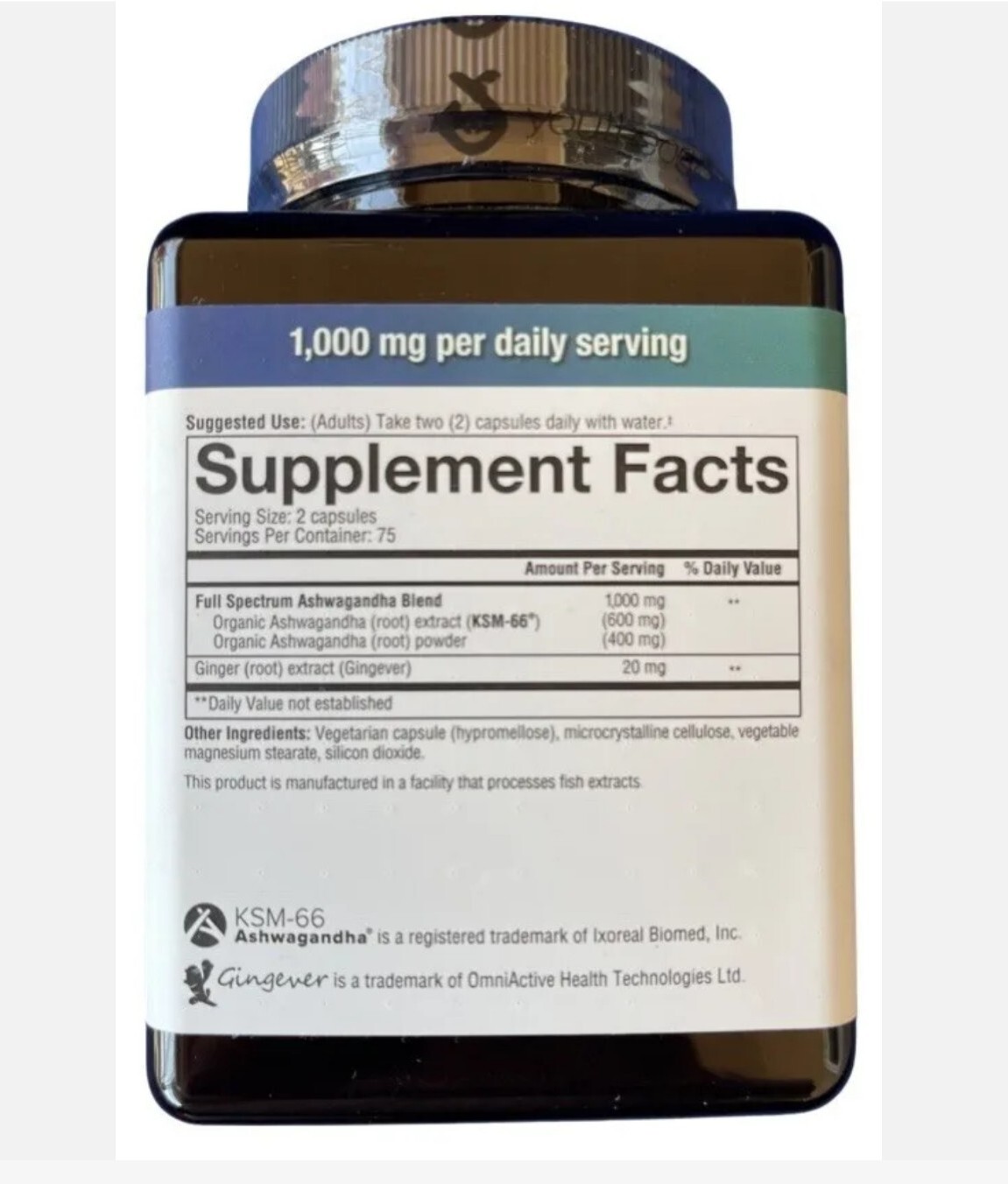 youtheory ashwagandha 1000 mg., 150 Capsules – Fresh! – Free Shipping!