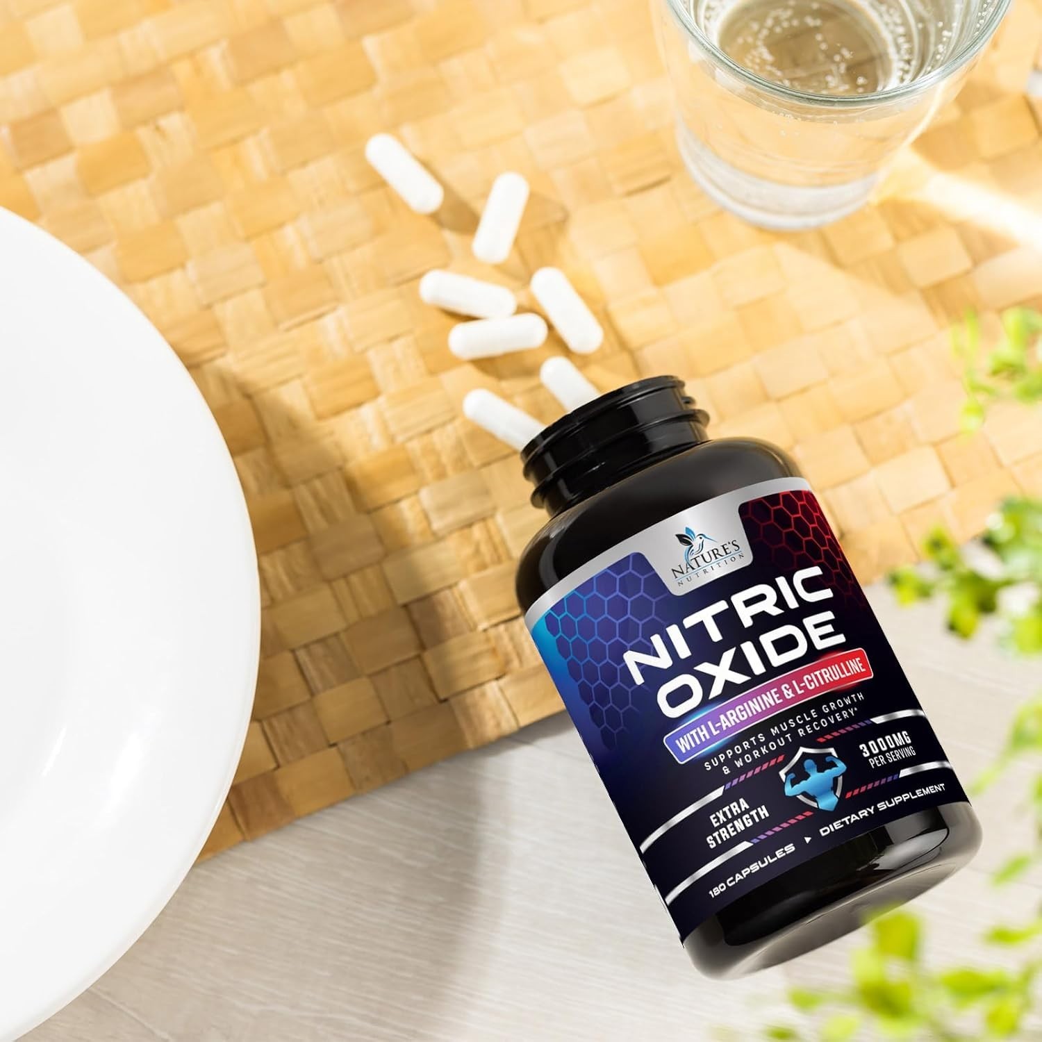 Nitric Oxide Booster Extra Strength 3000mg – L Arginine 3X Strength Nitric Oxide