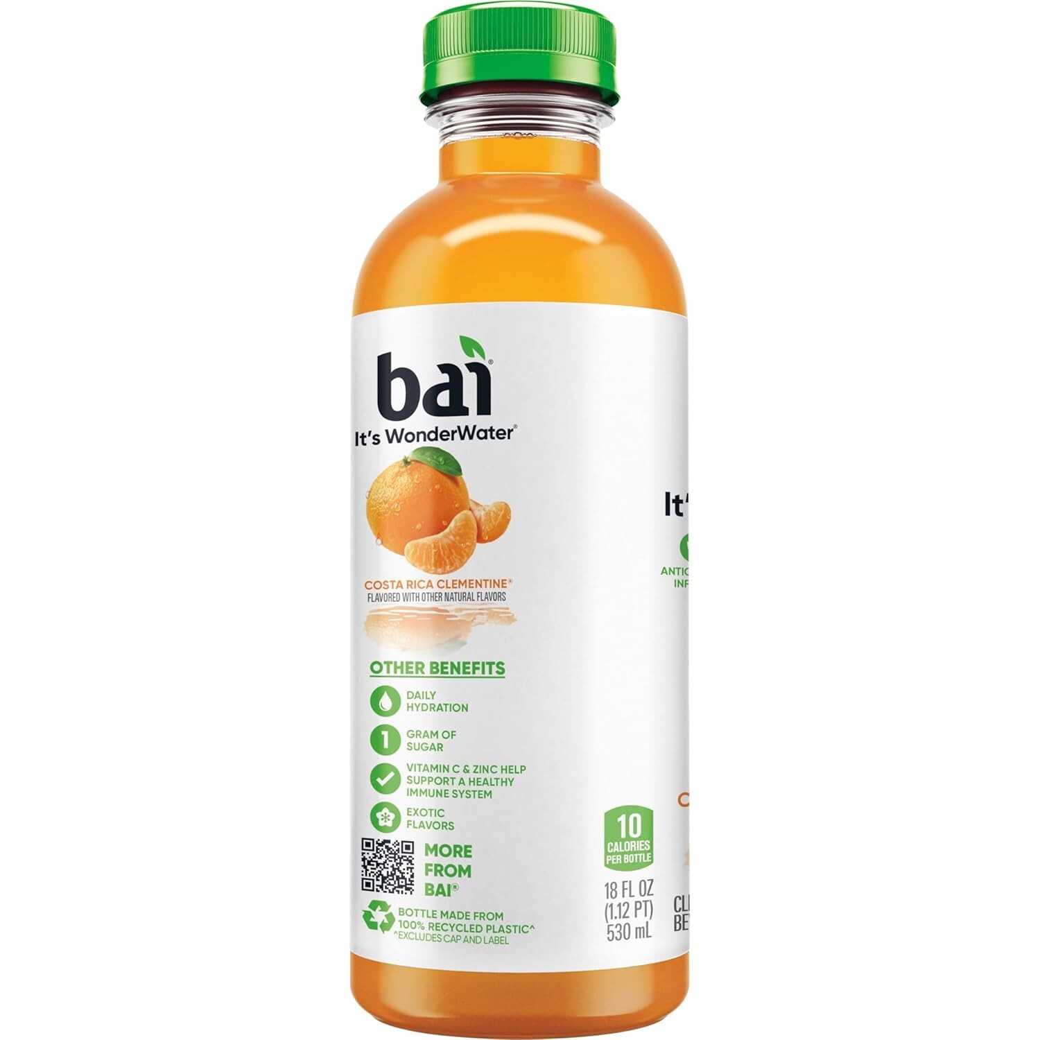Bai Antioxidant Infused Water Beverage, Malawi Mango, with Vitamin C and No