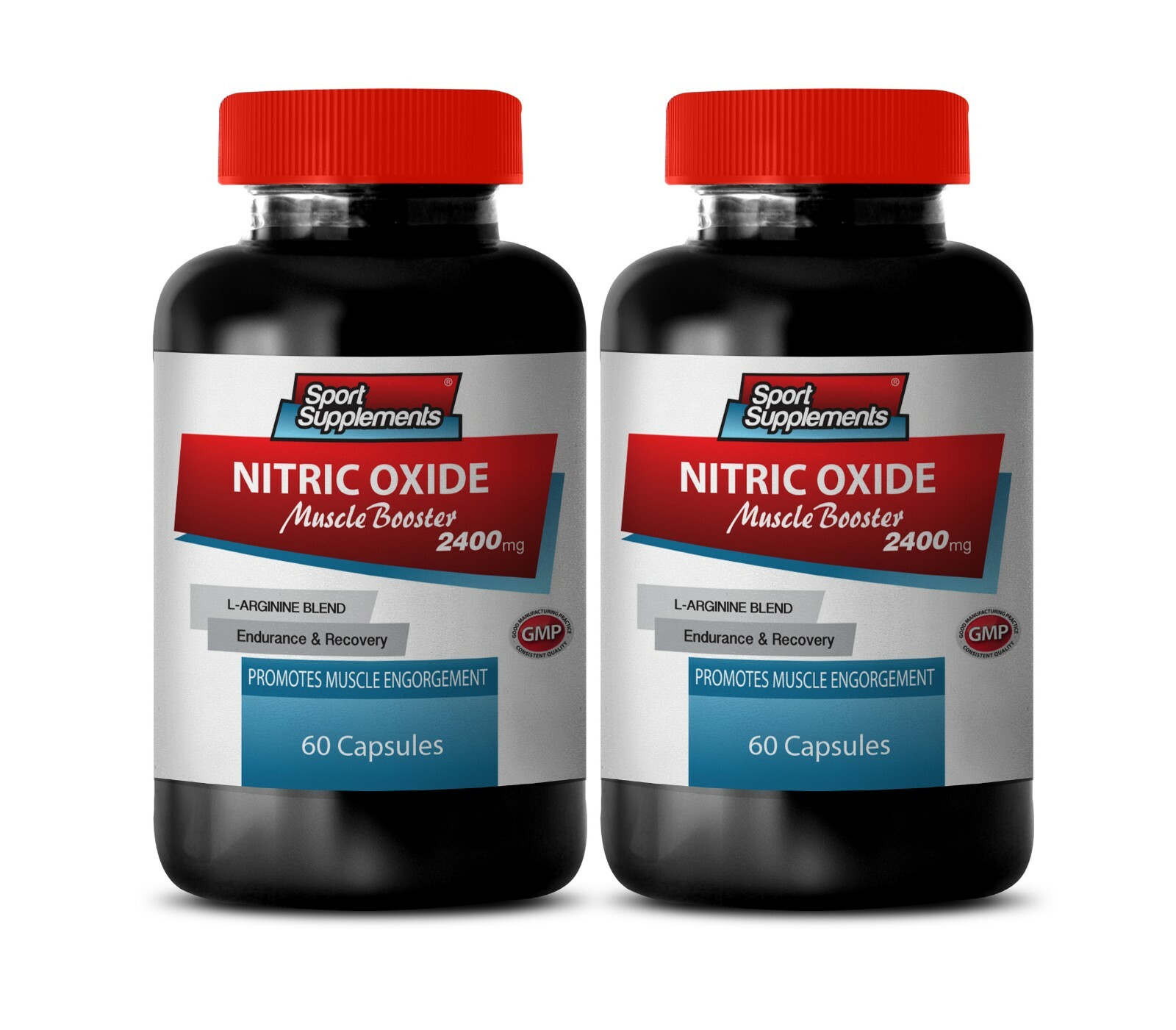 Nitric Oxide Muscle Booster 2400mg – Power Pre & Post Work-Out Formula 2B